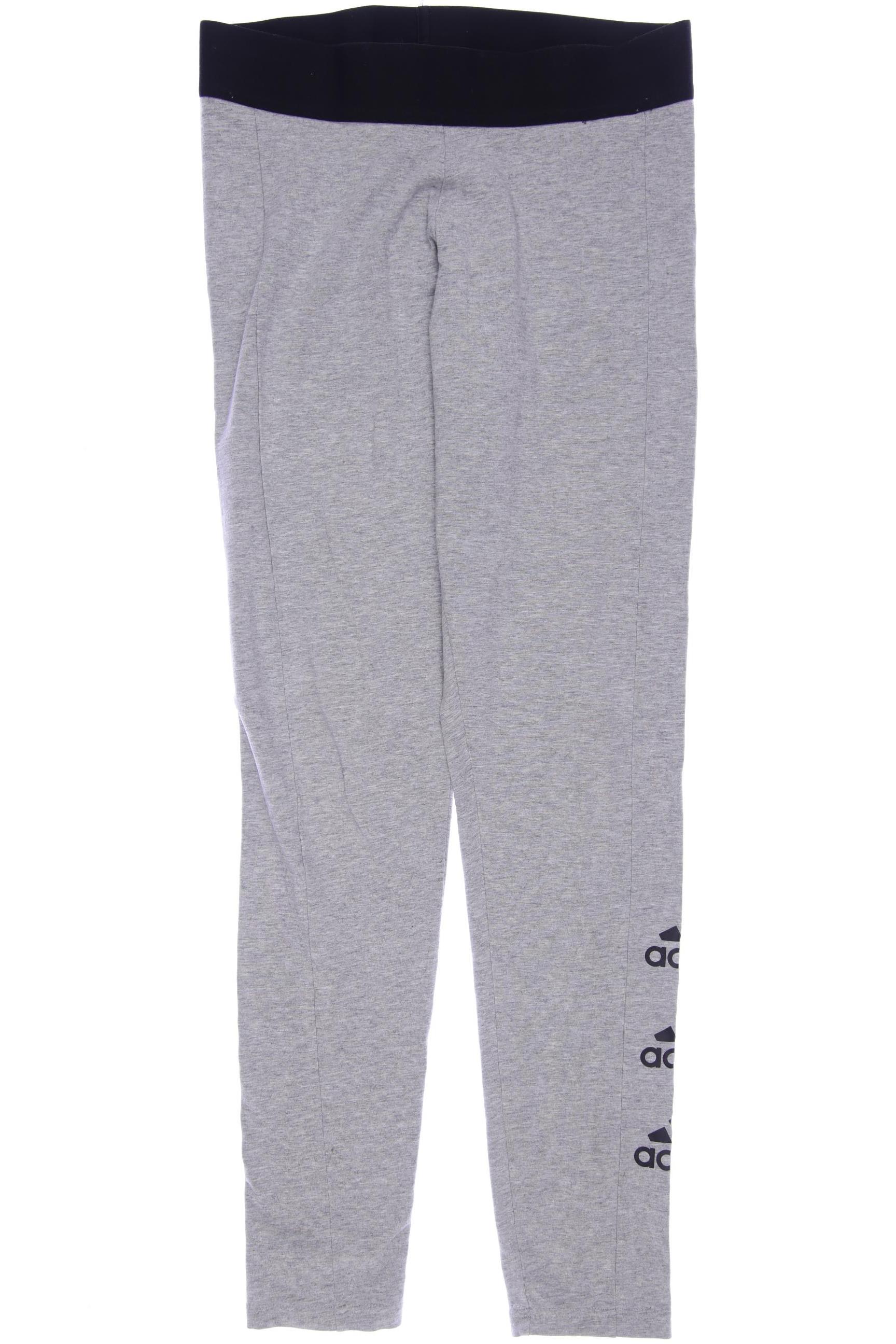 

adidas Damen Stoffhose, grau, Gr. 0