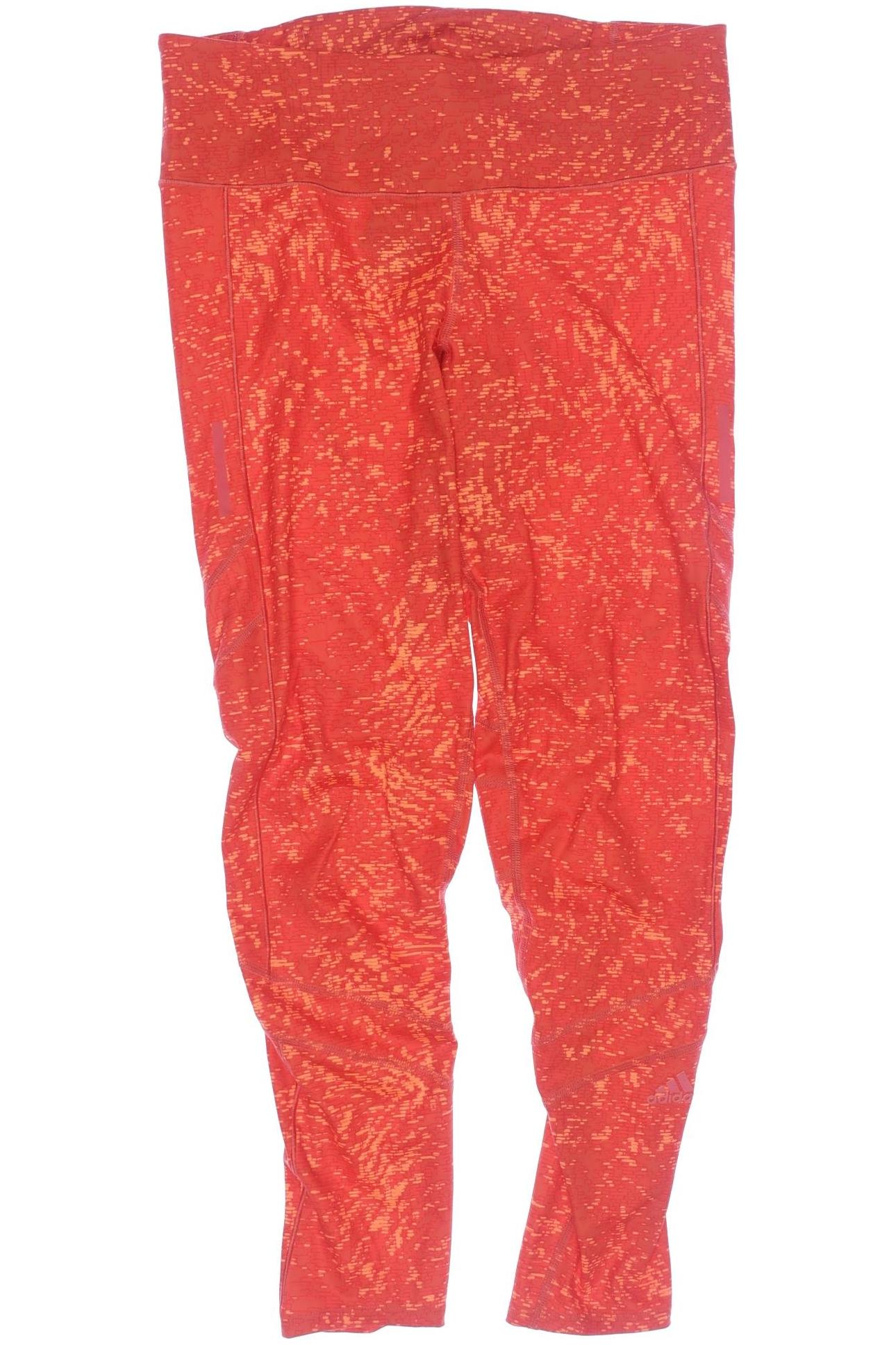 

adidas Damen Stoffhose, orange, Gr. 0