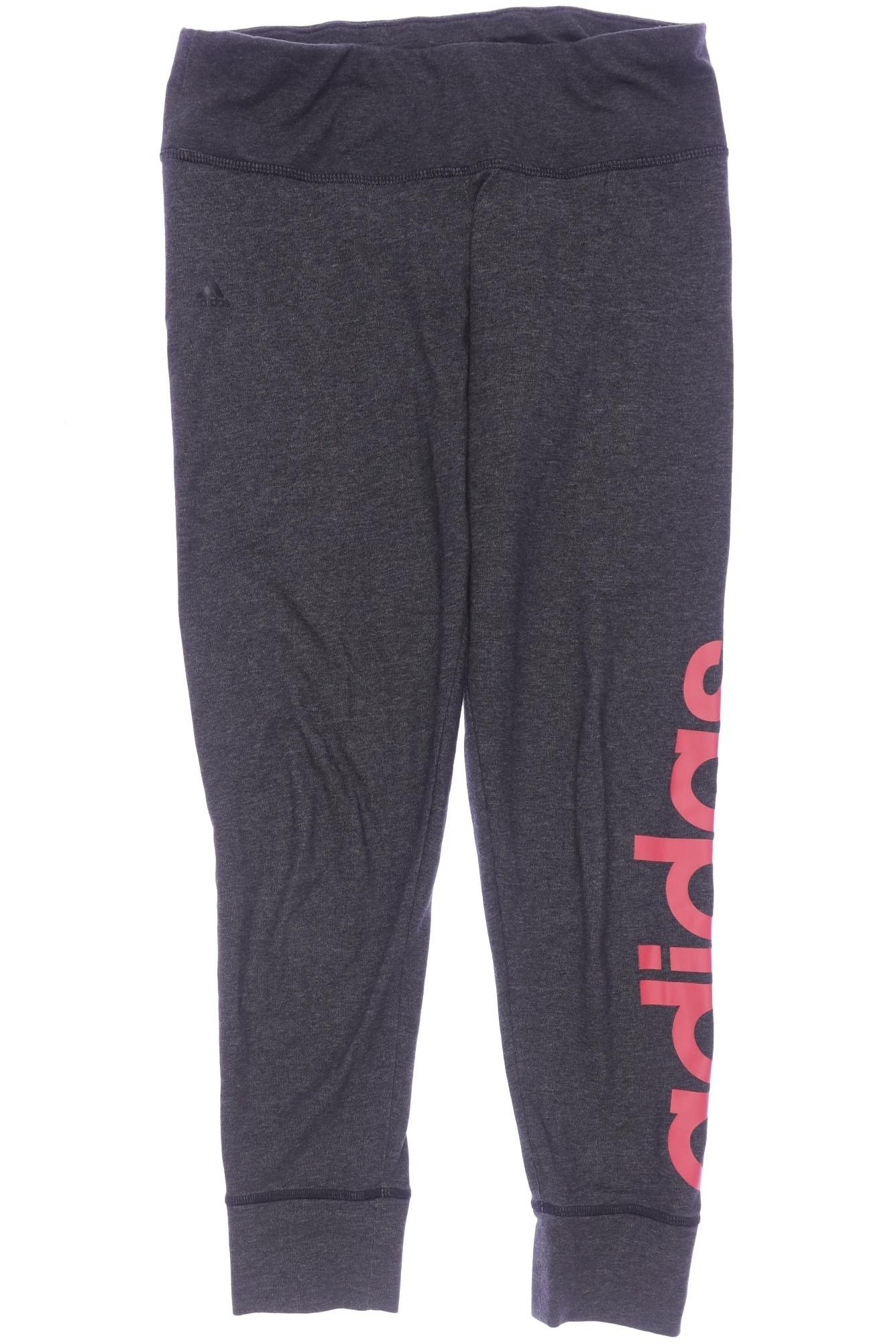 

adidas Damen Stoffhose, grau, Gr. 0