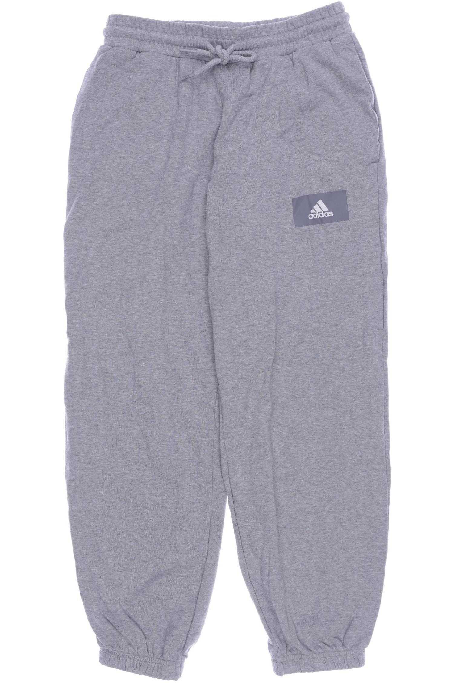 

adidas Damen Stoffhose, grau, Gr. 0