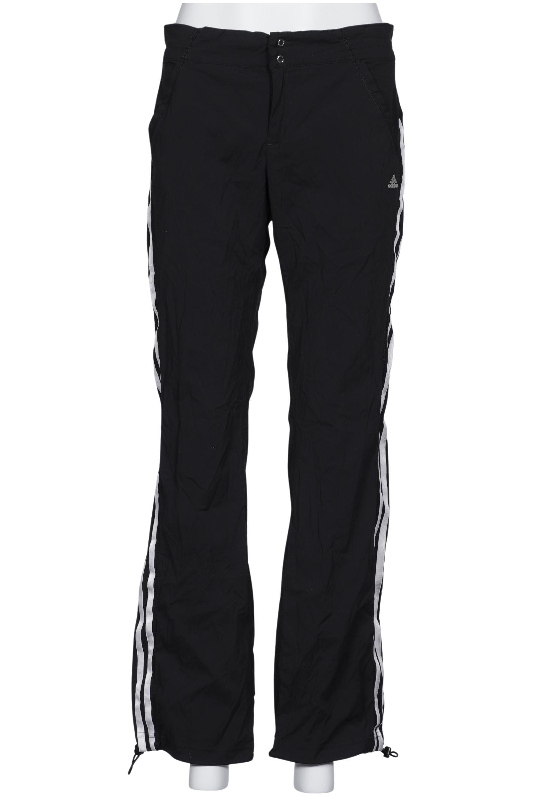

adidas Damen Stoffhose, schwarz, Gr. 38