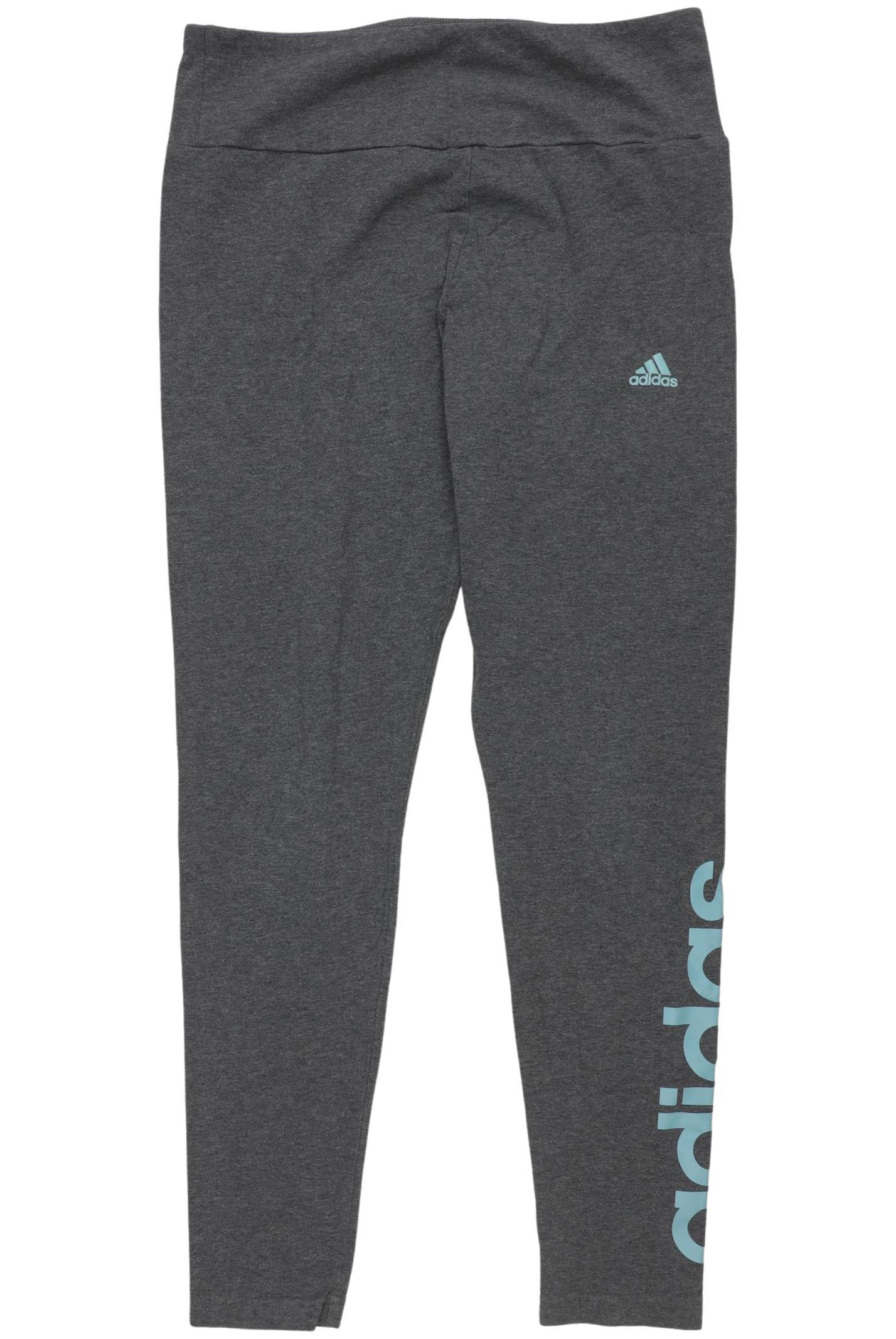 

adidas Damen Stoffhose, grau, Gr. 0