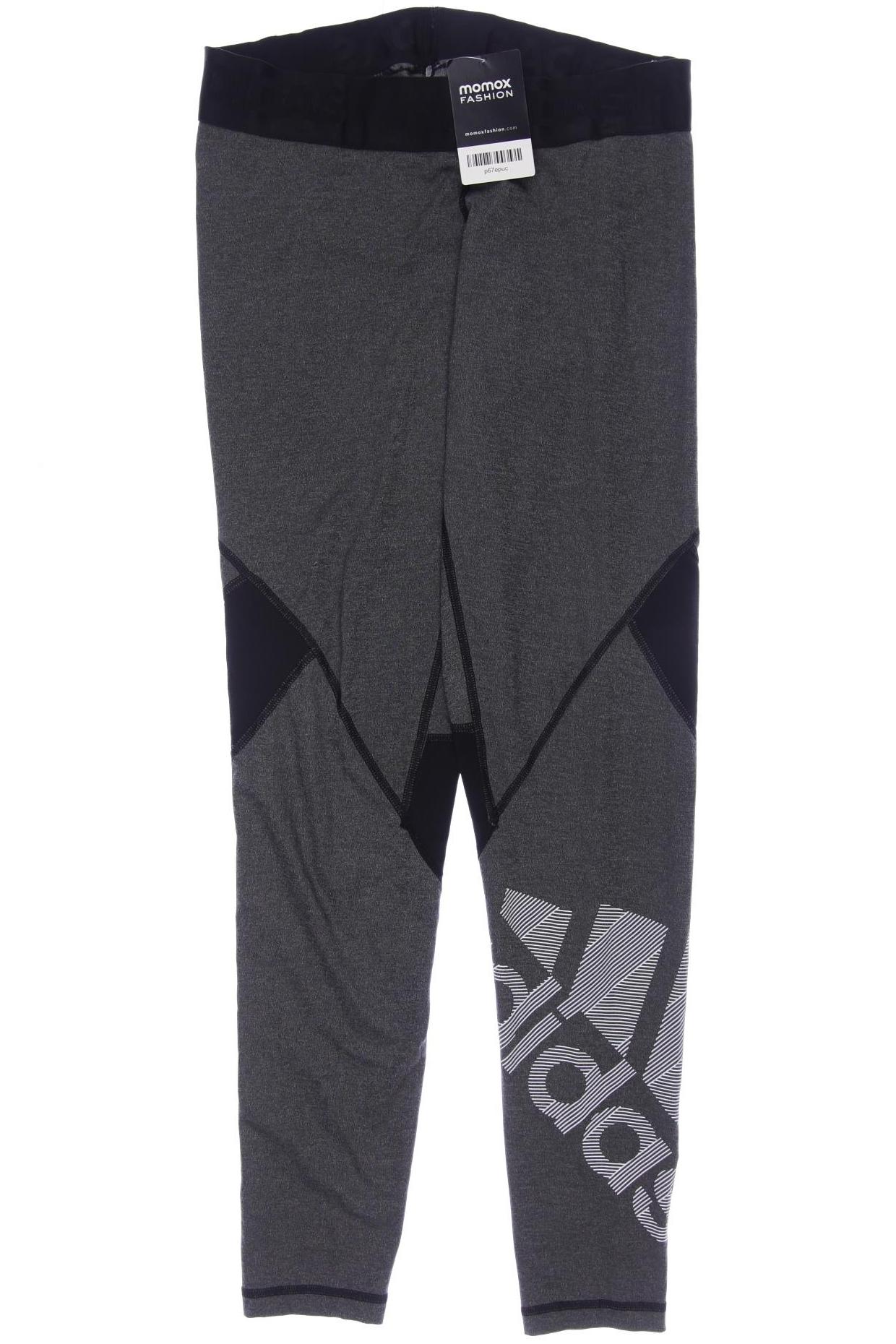 

adidas Damen Stoffhose, grau, Gr. 0