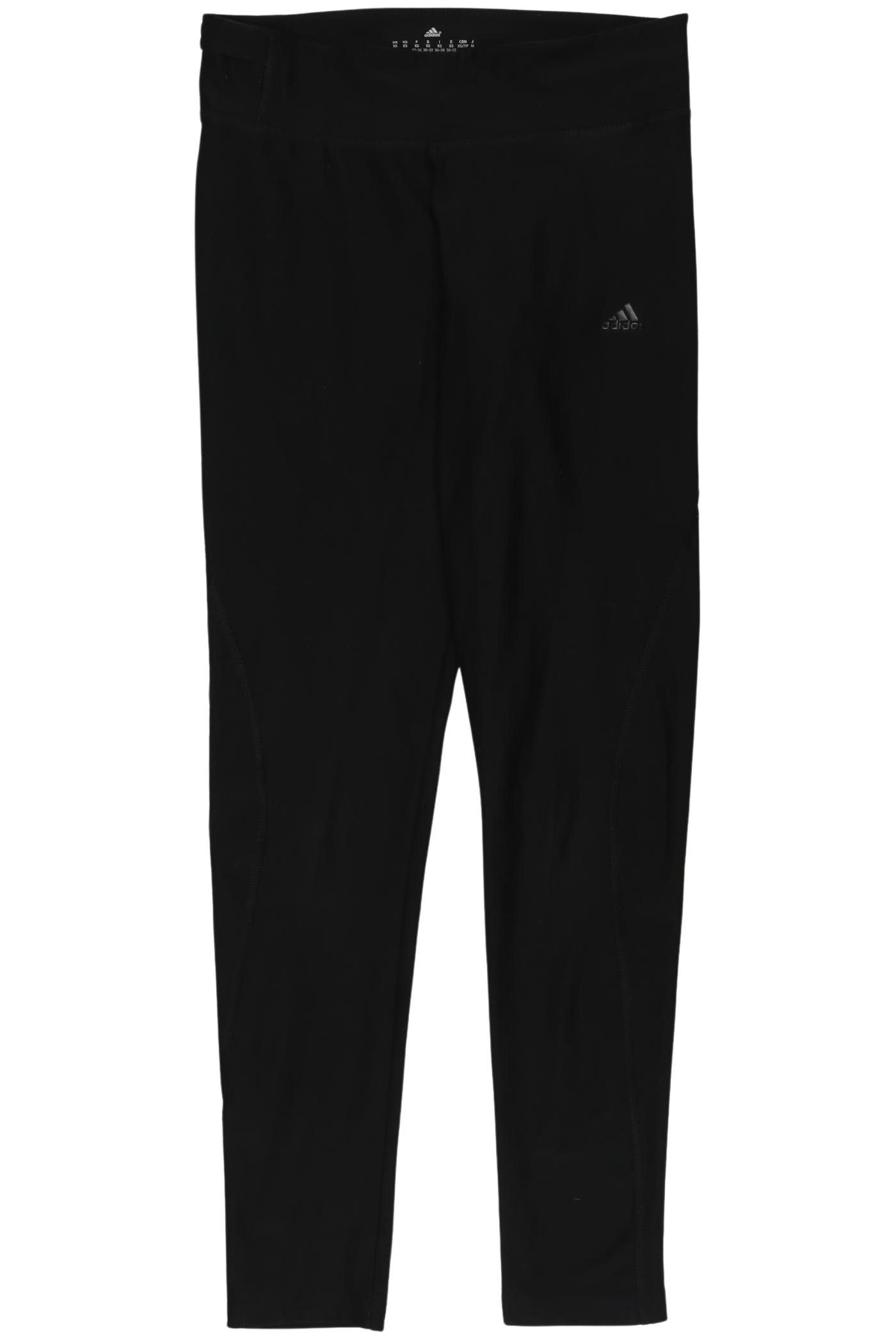 

adidas Damen Stoffhose, schwarz, Gr. 0