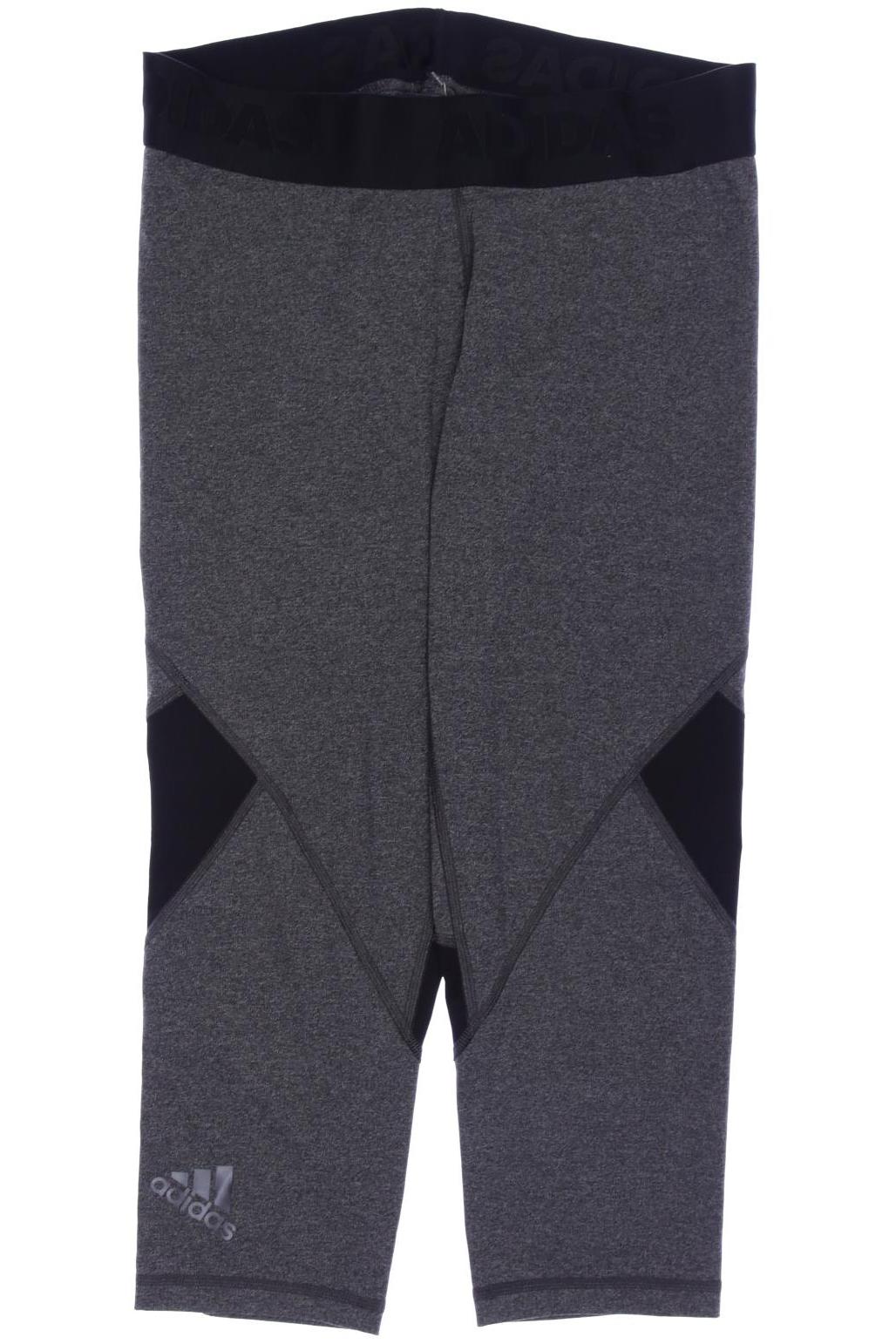 

adidas Damen Stoffhose, grau, Gr. 0