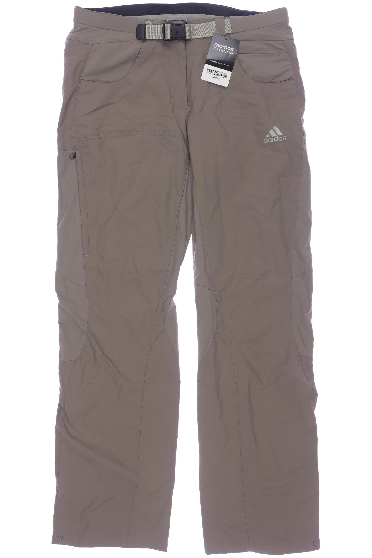 

adidas Damen Stoffhose, braun, Gr. 34