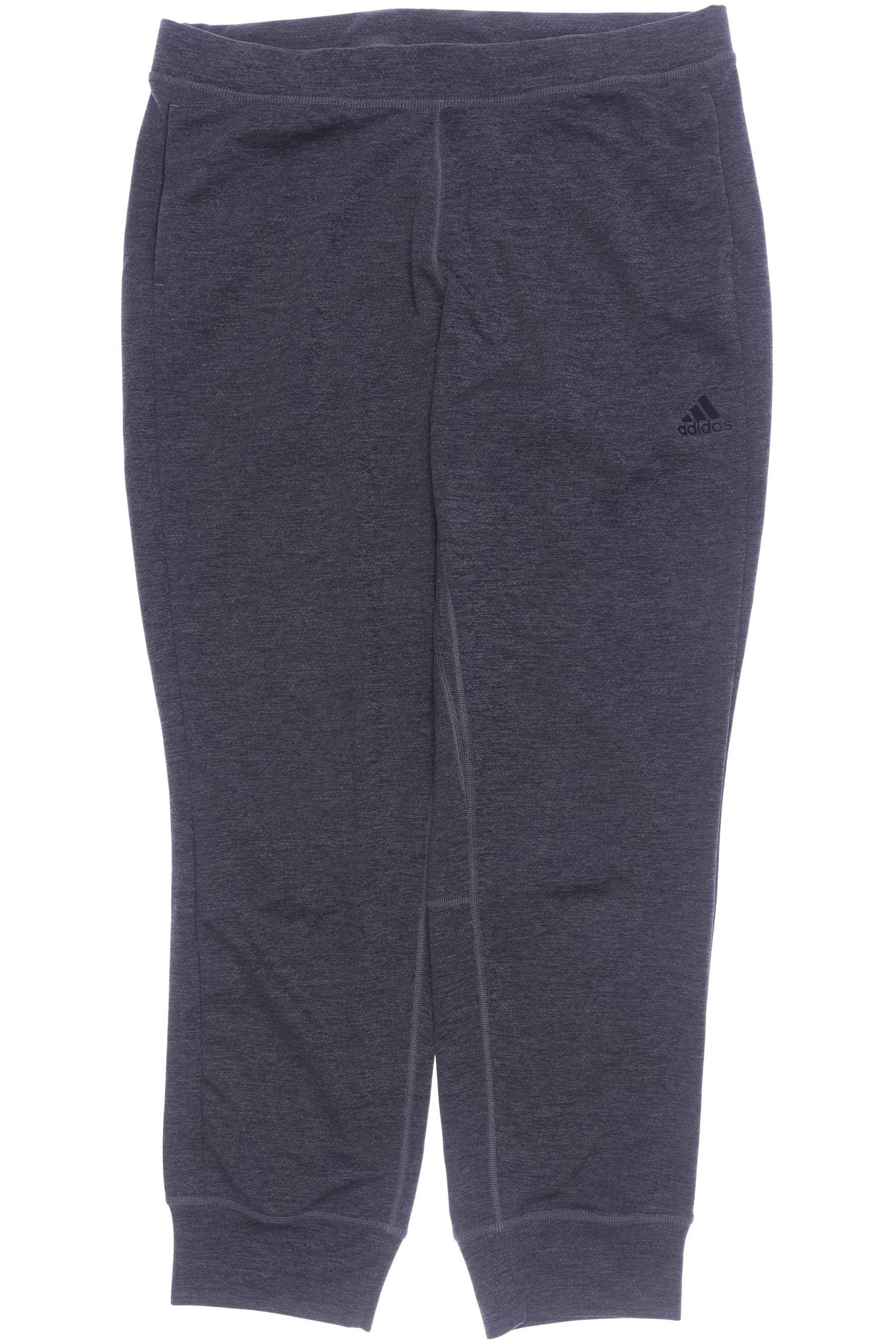 

adidas Damen Stoffhose, grau, Gr. 42