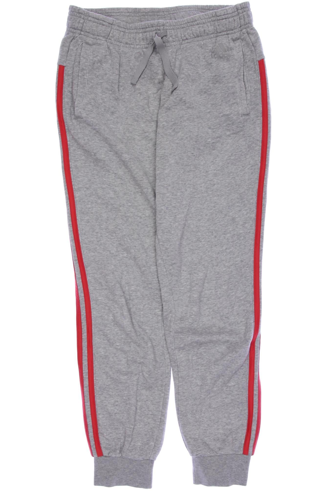 

adidas Damen Stoffhose, grau, Gr. 28