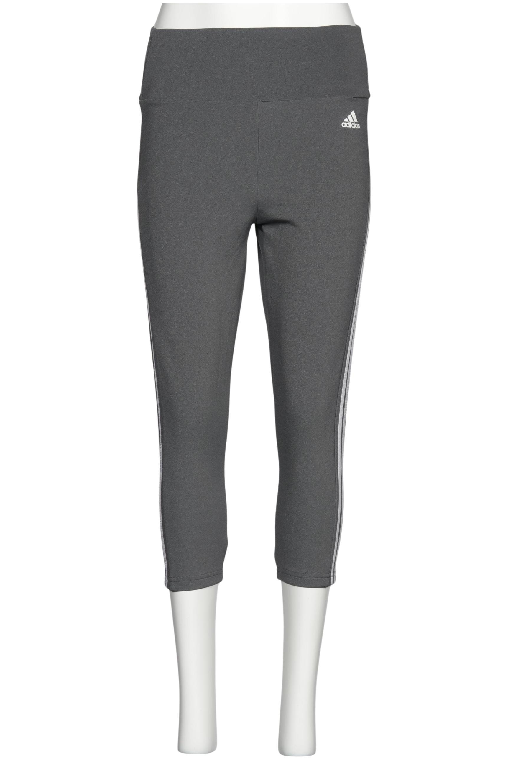 

adidas Damen Stoffhose, grau, Gr. 0