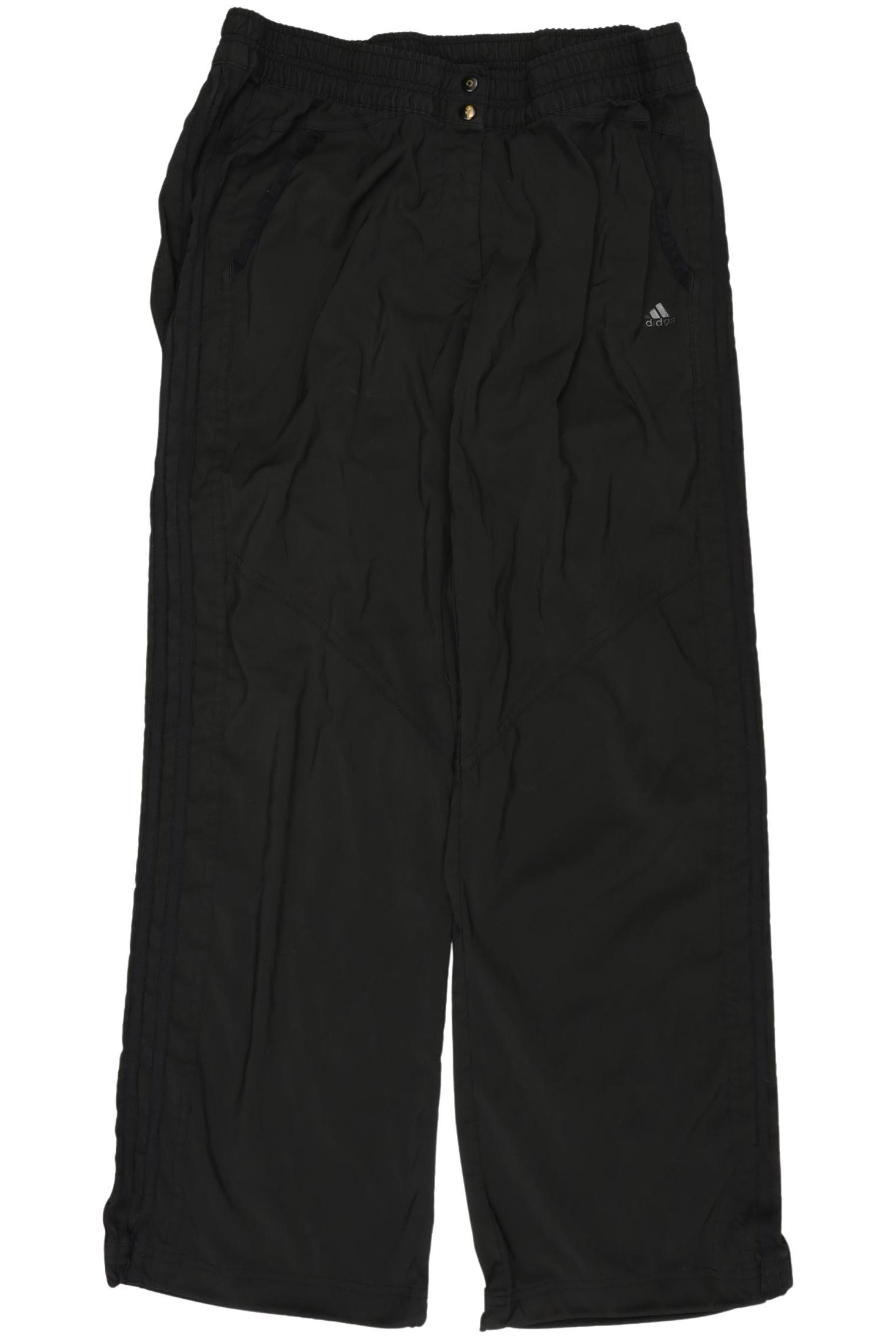 

adidas Damen Stoffhose, schwarz, Gr. 40