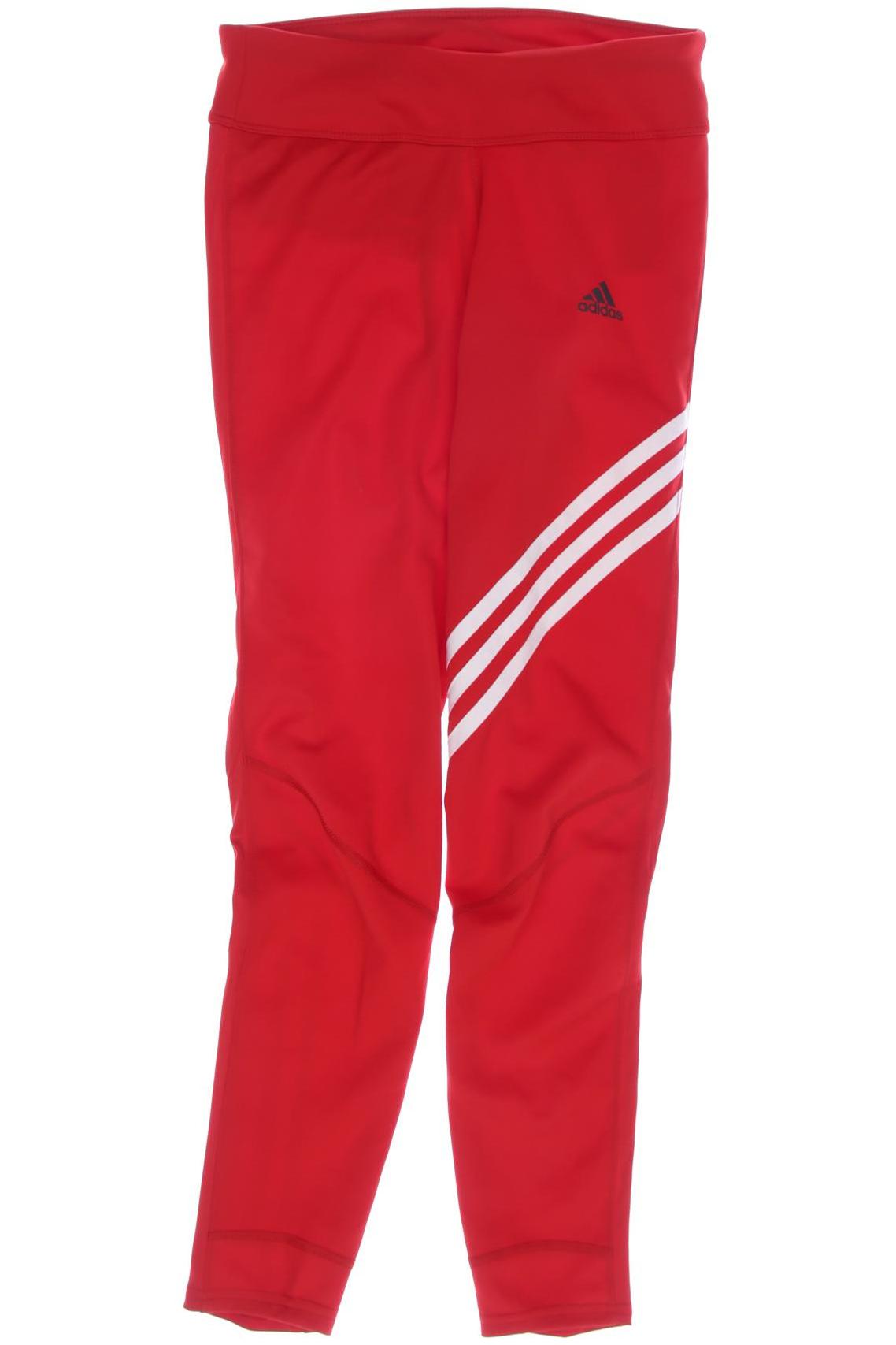 

adidas Damen Stoffhose, rot, Gr. 0