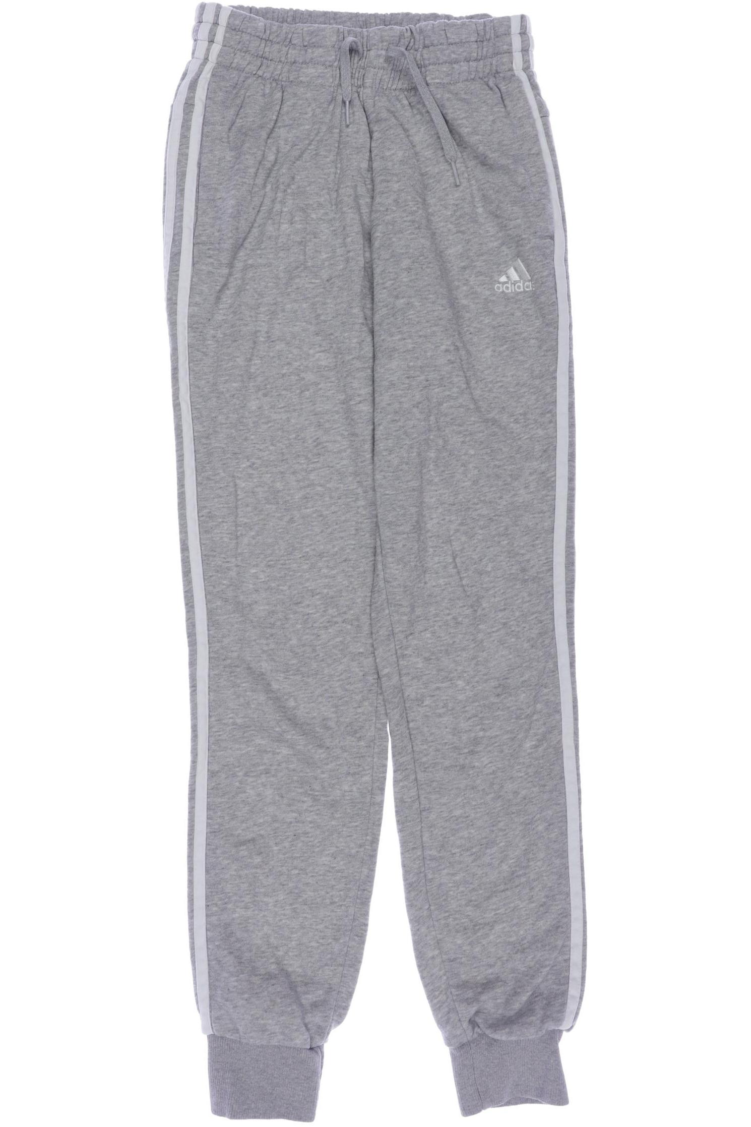 

adidas Damen Stoffhose, grau, Gr. 0