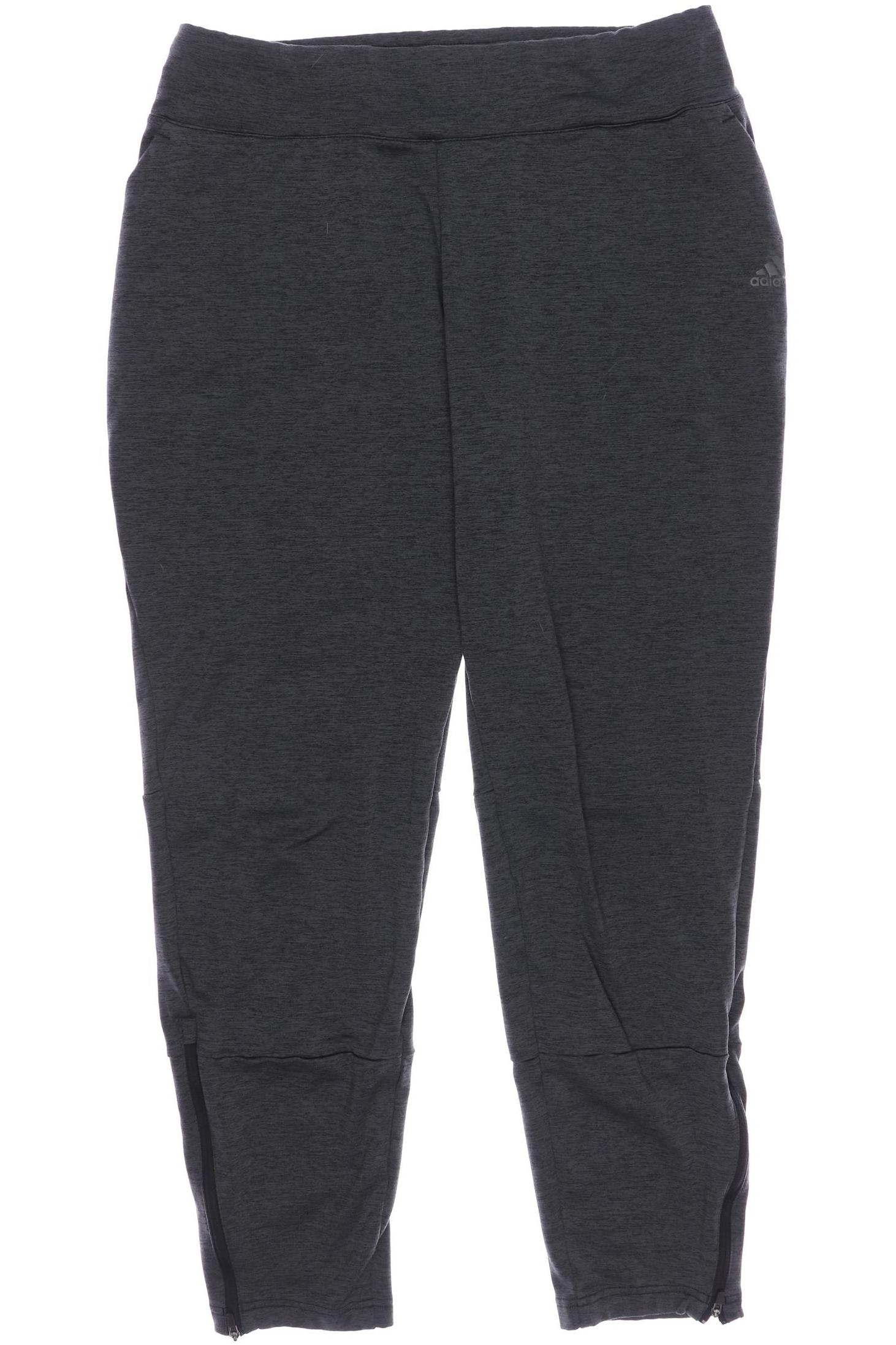 

adidas Damen Stoffhose, grau, Gr. 38