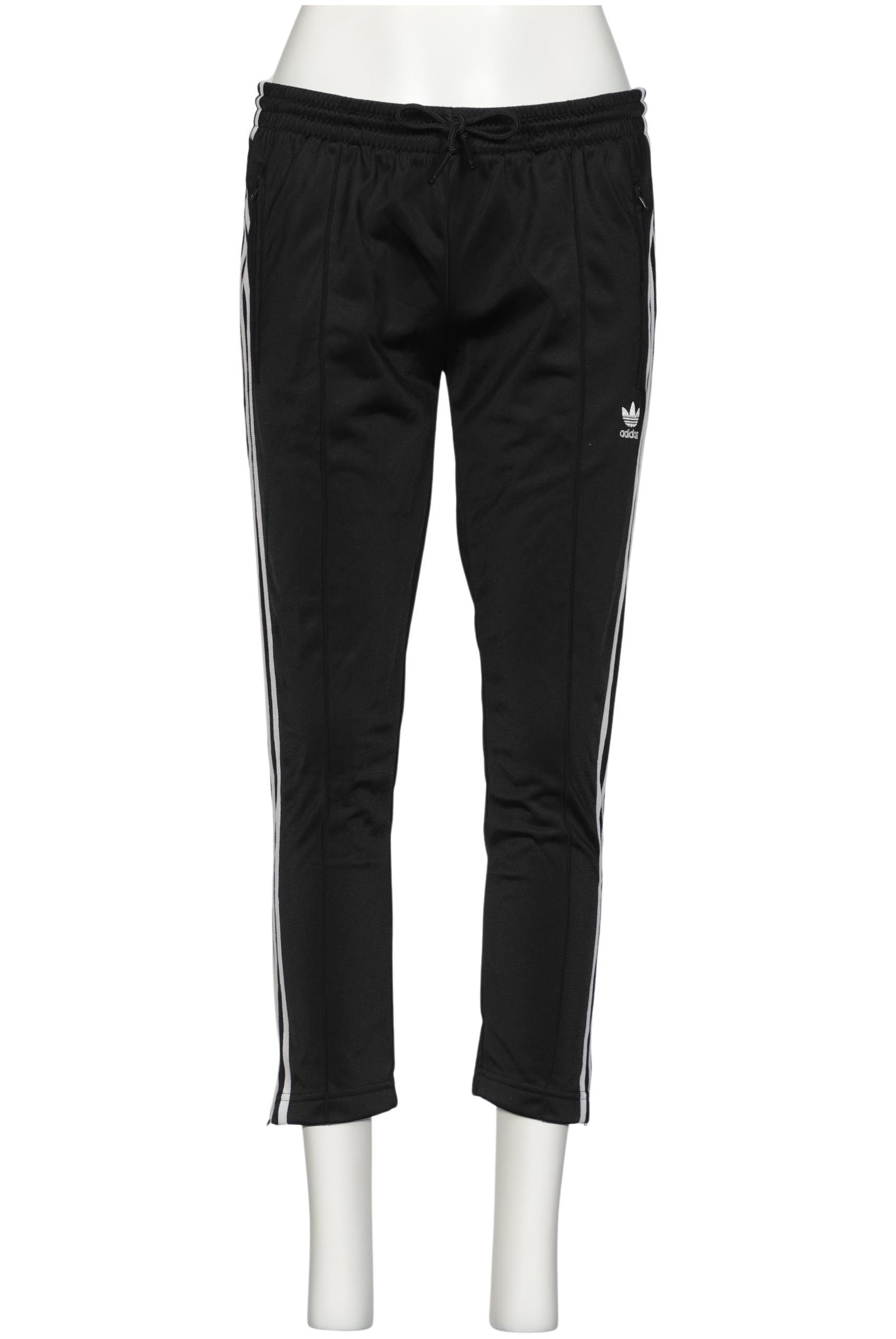

adidas Damen Stoffhose, schwarz, Gr. 38