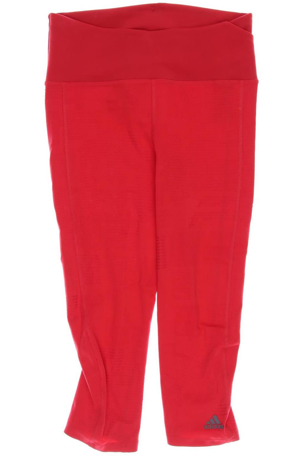 

adidas Damen Stoffhose, rot, Gr. 34