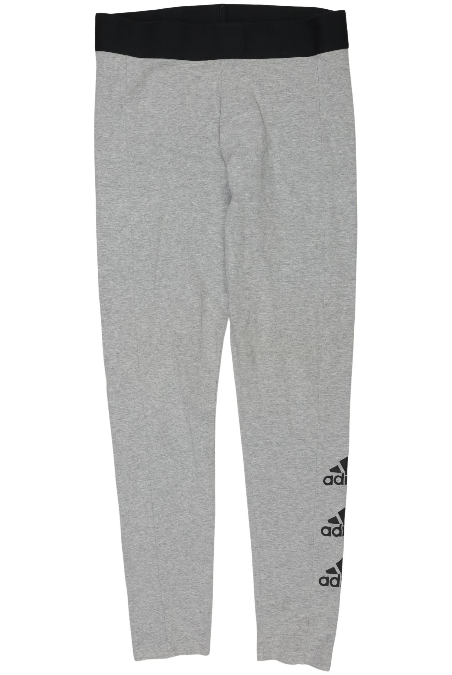 

adidas Damen Stoffhose, grau, Gr. 0