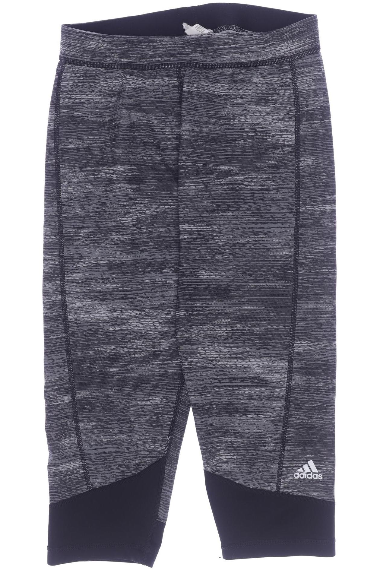 

adidas Damen Stoffhose, grau, Gr. 38