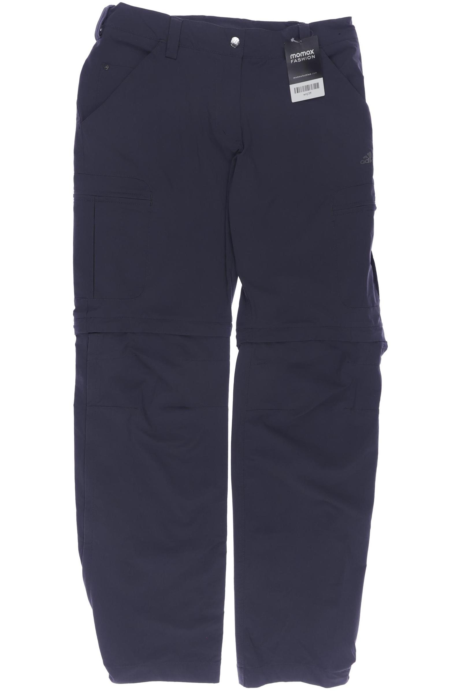 

adidas Damen Stoffhose, grau, Gr. 38