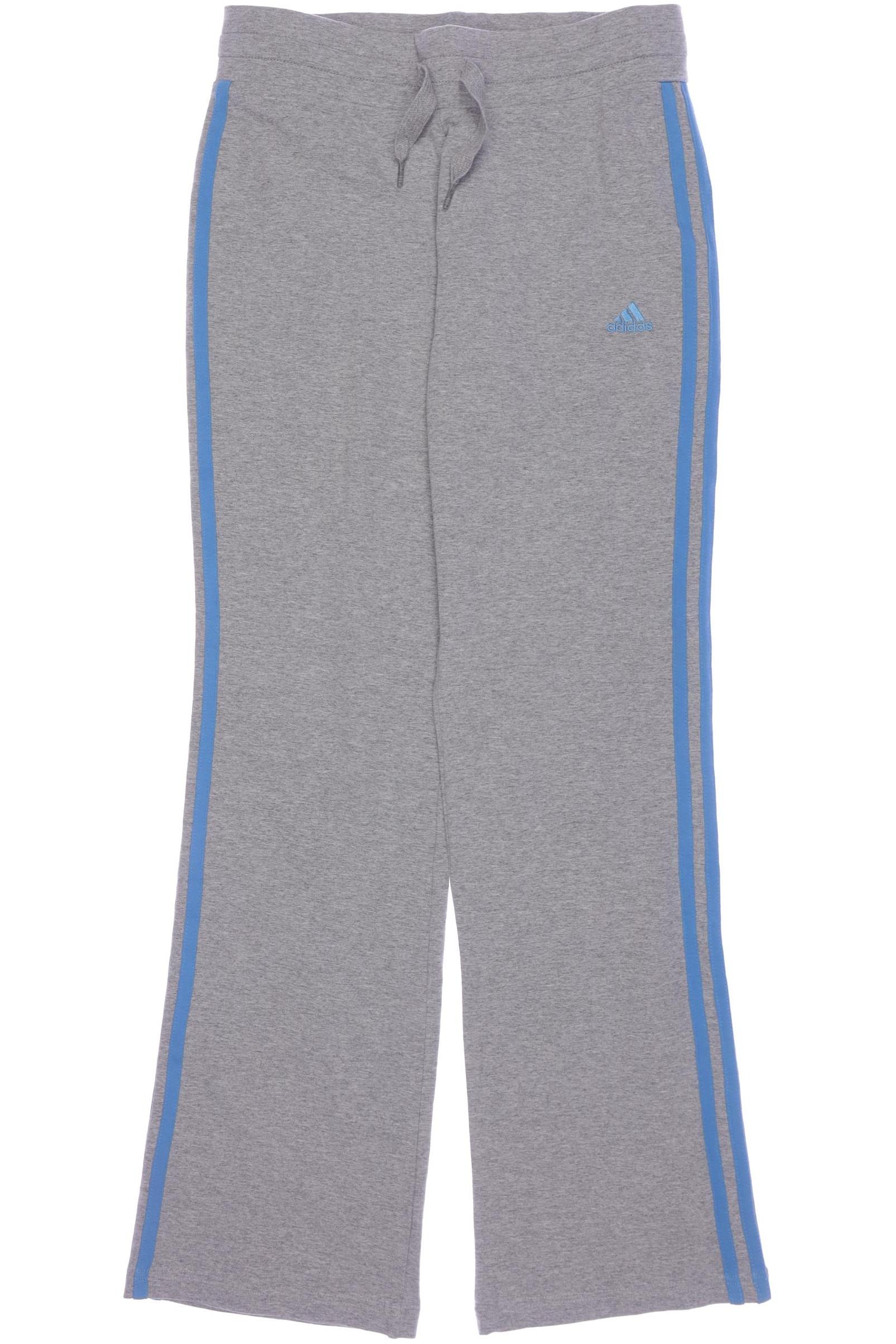 

adidas Damen Stoffhose, grau, Gr. 36