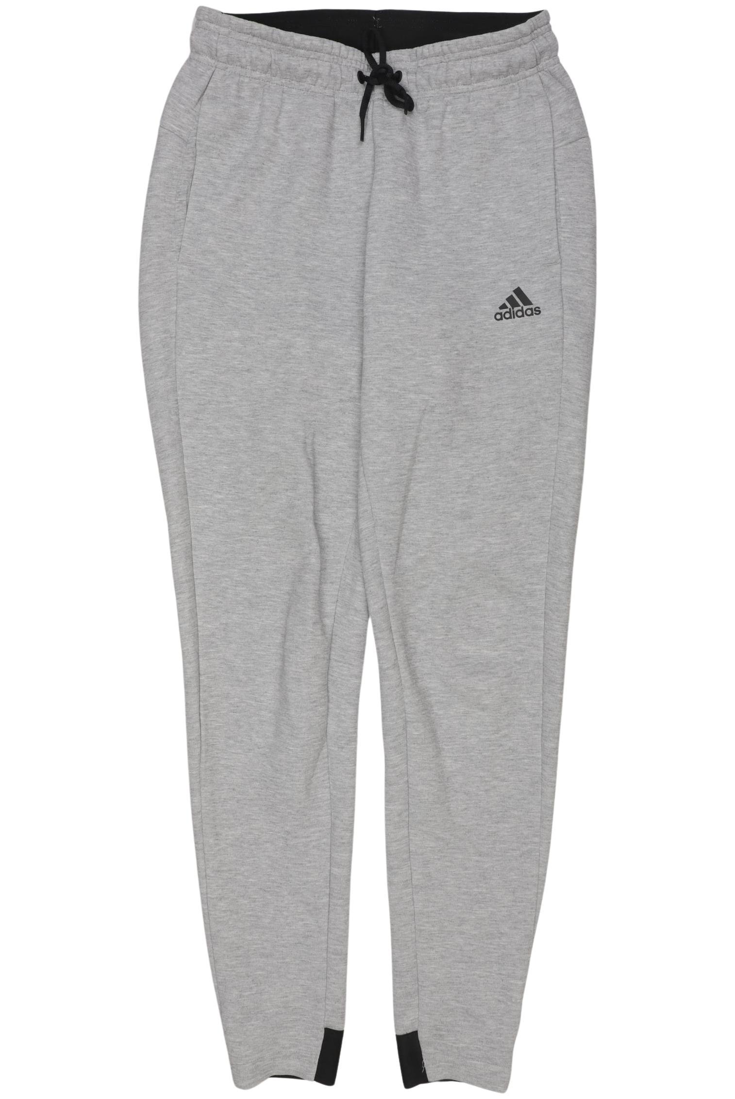 

adidas Damen Stoffhose, grau, Gr. 26
