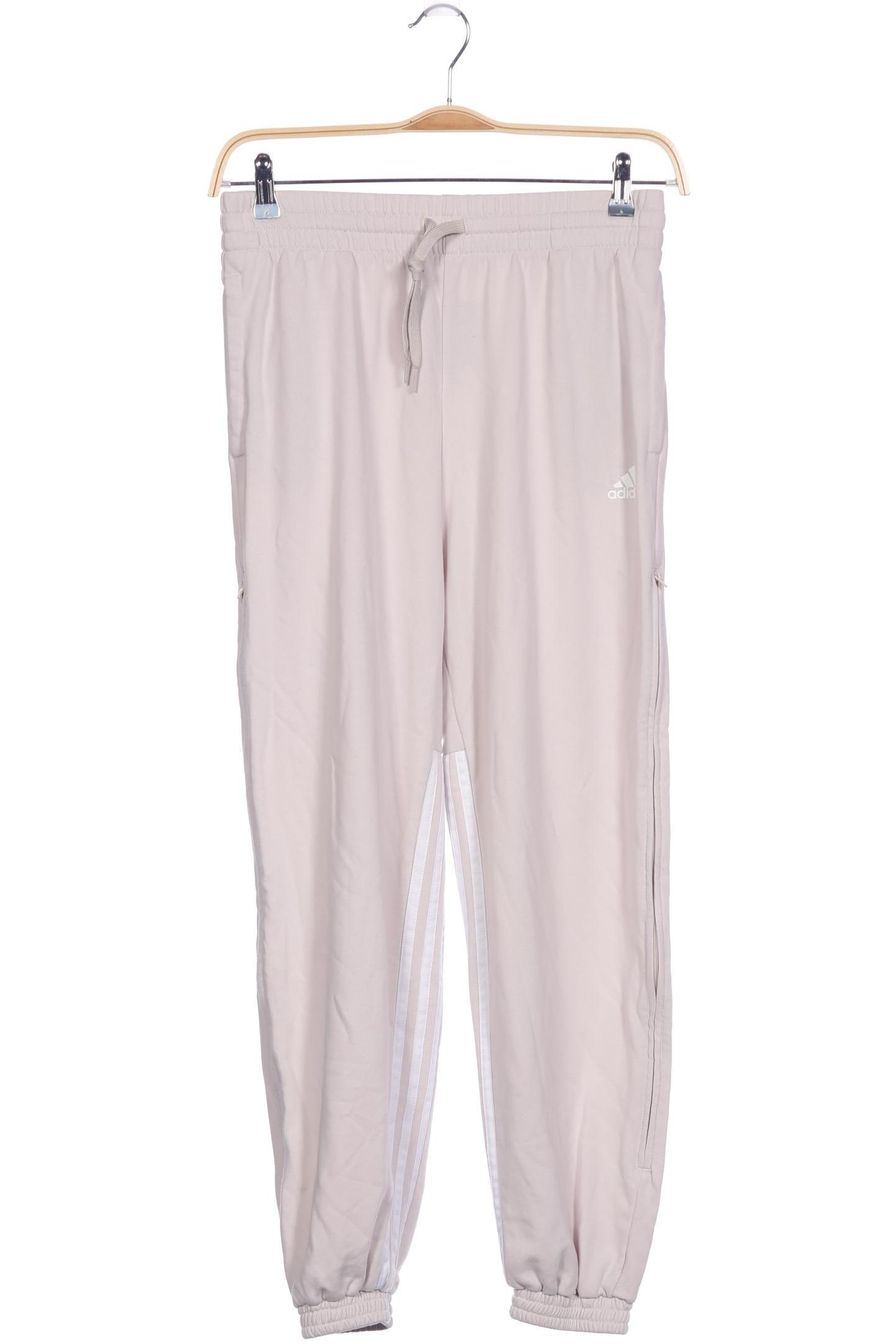 

adidas Damen Stoffhose, beige, Gr. 0