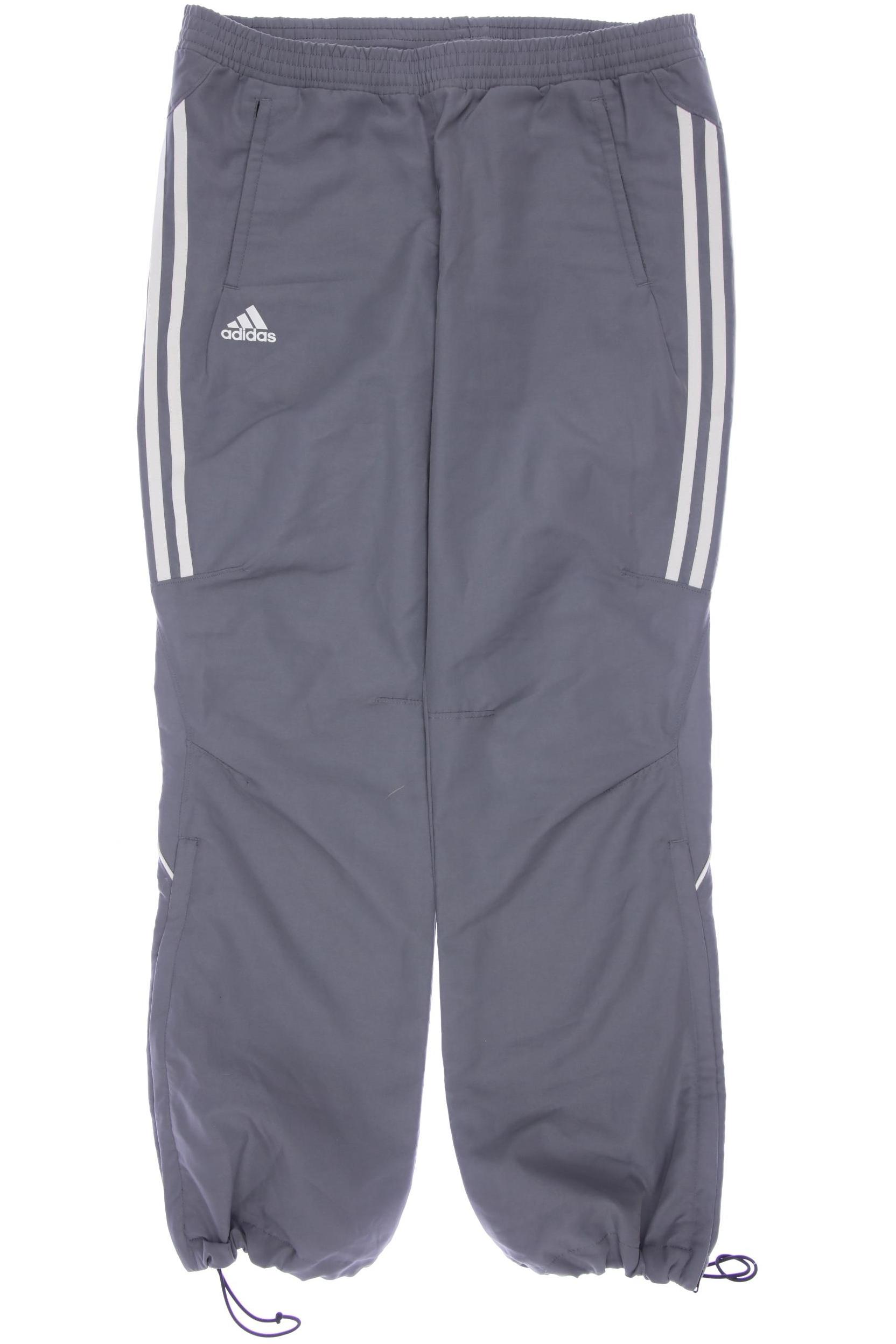 

adidas Damen Stoffhose, grau, Gr. 36