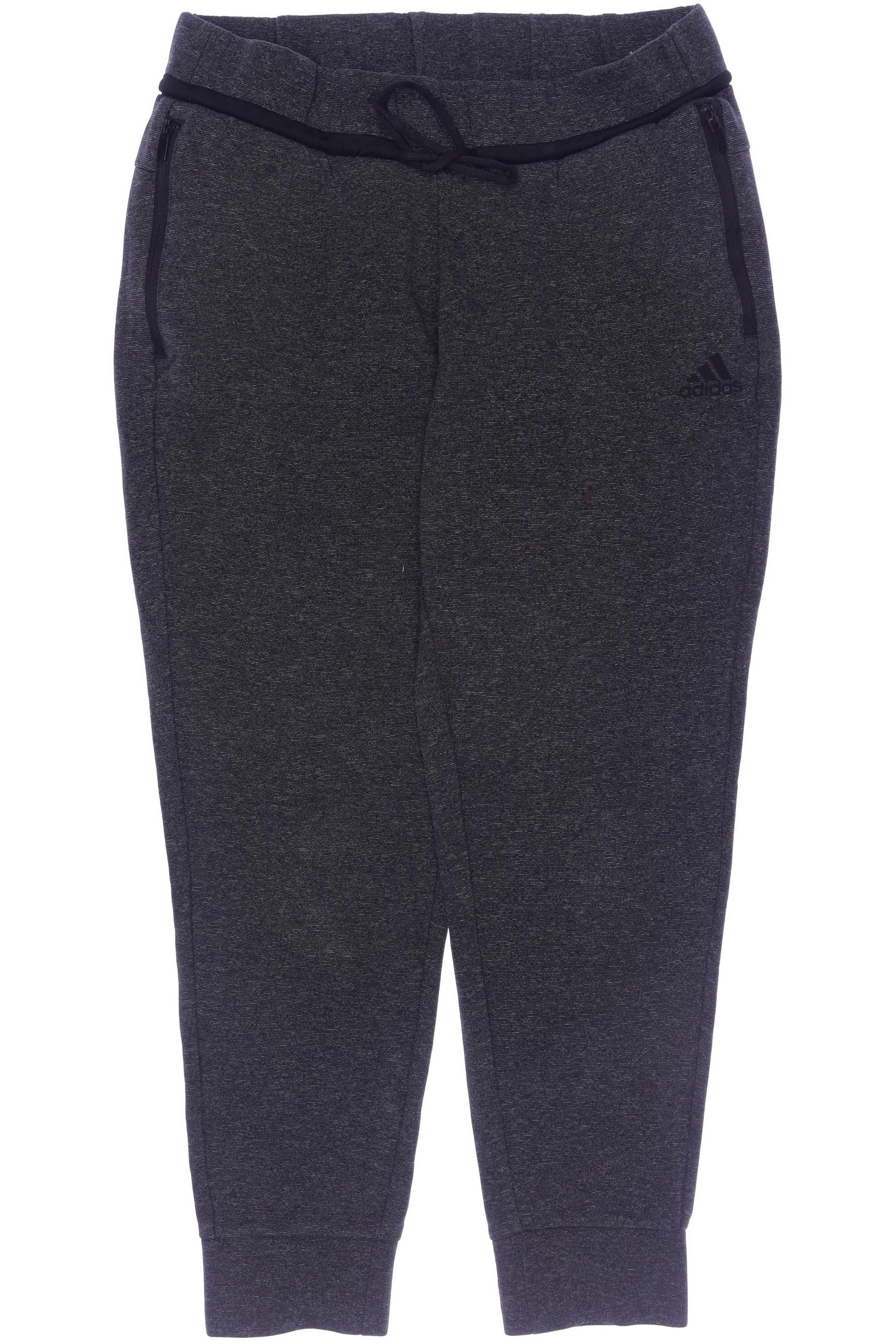 

adidas Damen Stoffhose, grau, Gr. 0