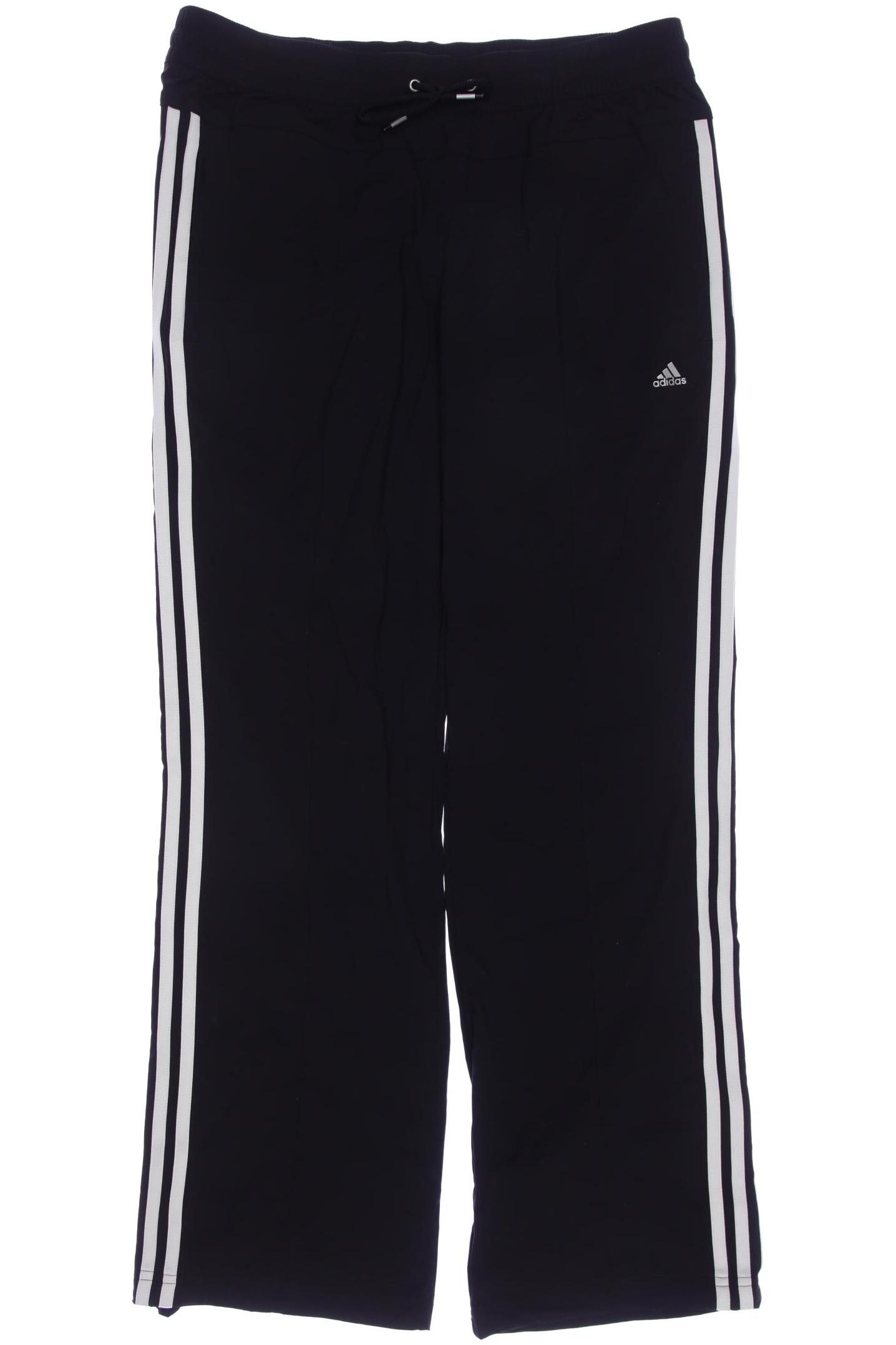 

adidas Damen Stoffhose, schwarz, Gr. 40