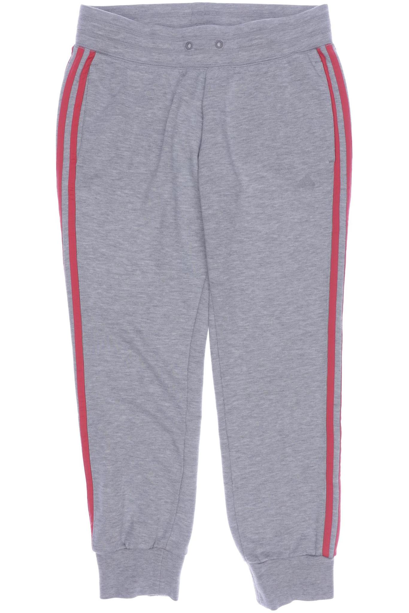 

adidas Damen Stoffhose, grau, Gr. 36