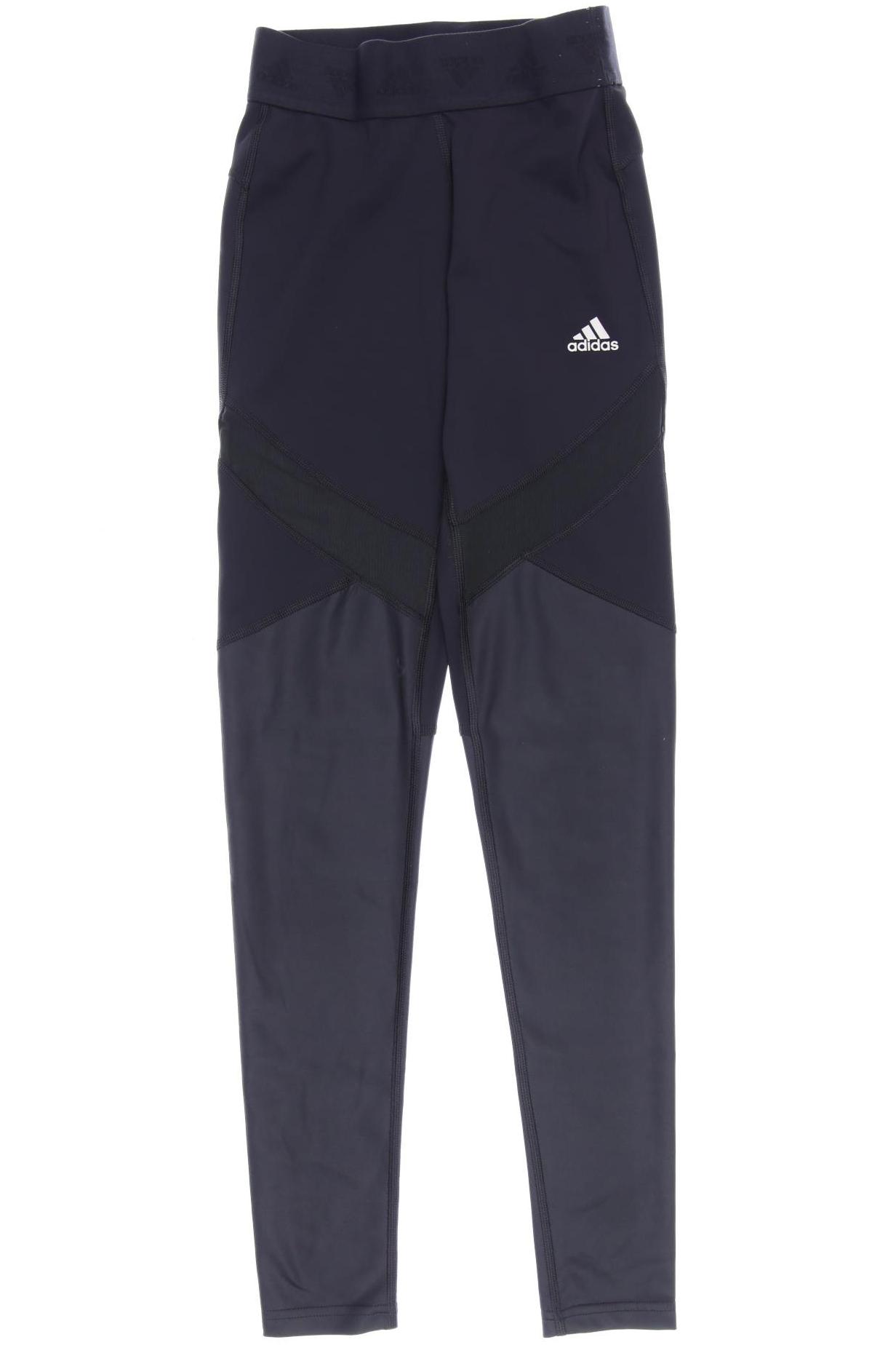 

adidas Damen Stoffhose, grau, Gr. 34
