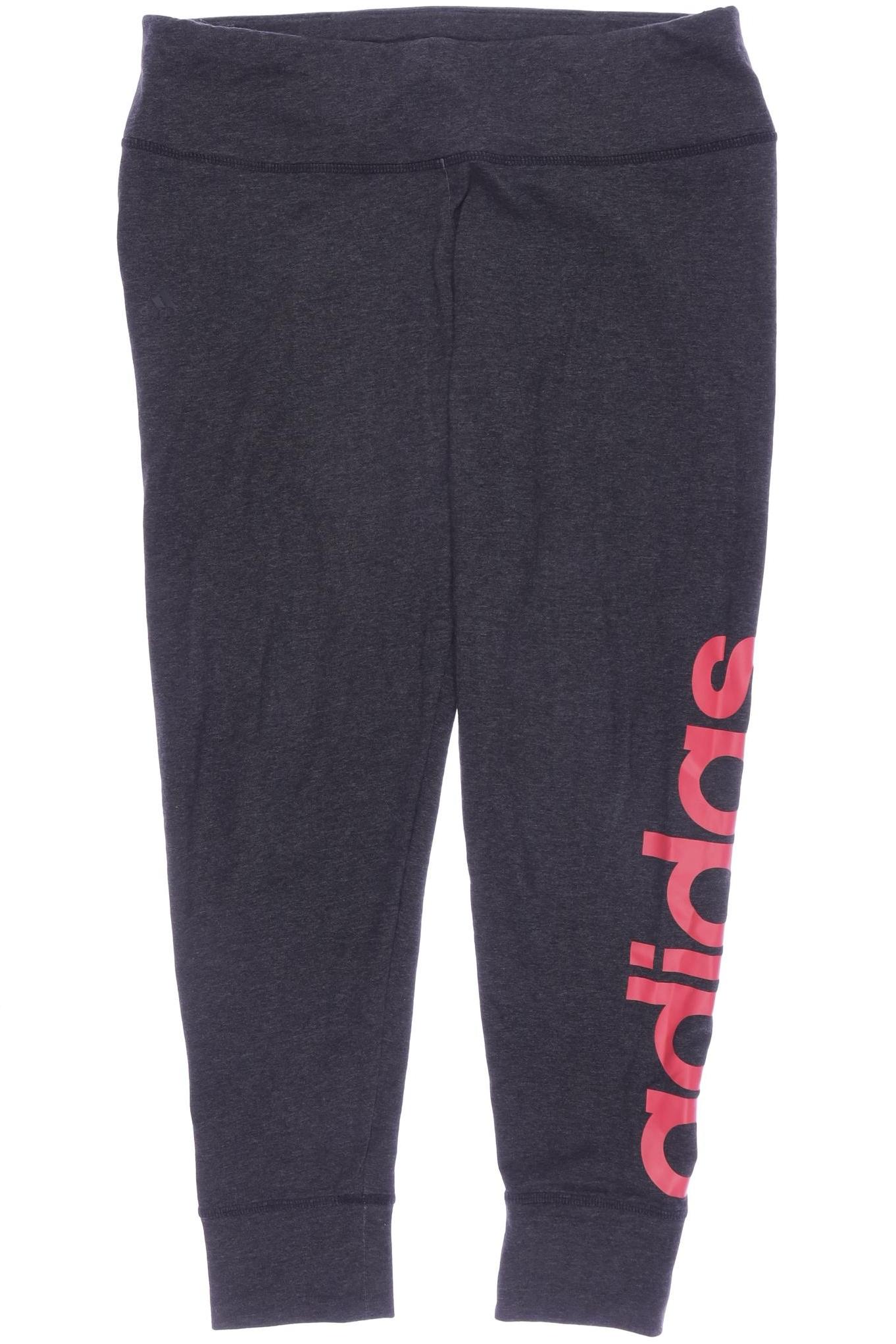 

adidas Damen Stoffhose, grau, Gr. 0
