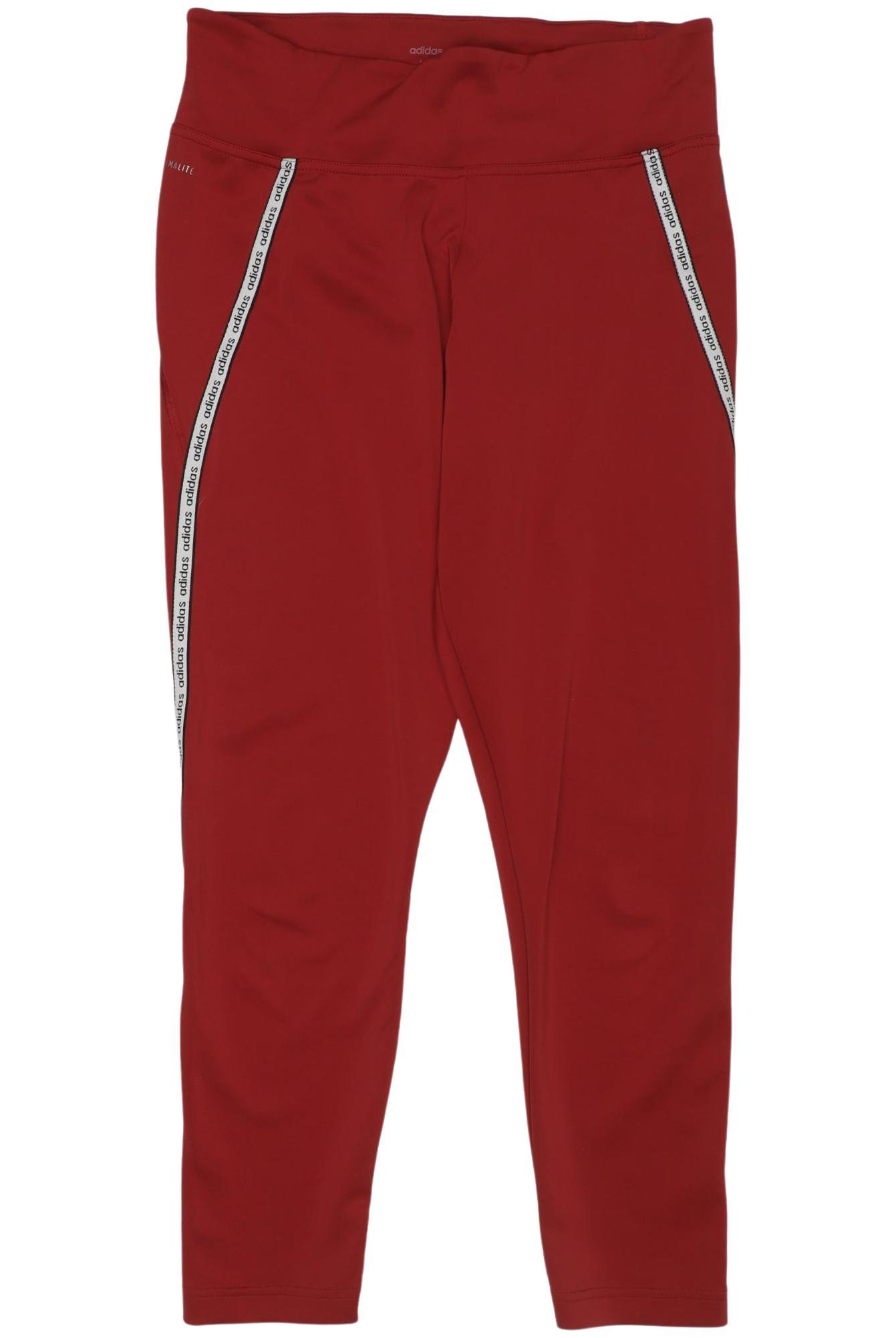

adidas Damen Stoffhose, rot, Gr. 0