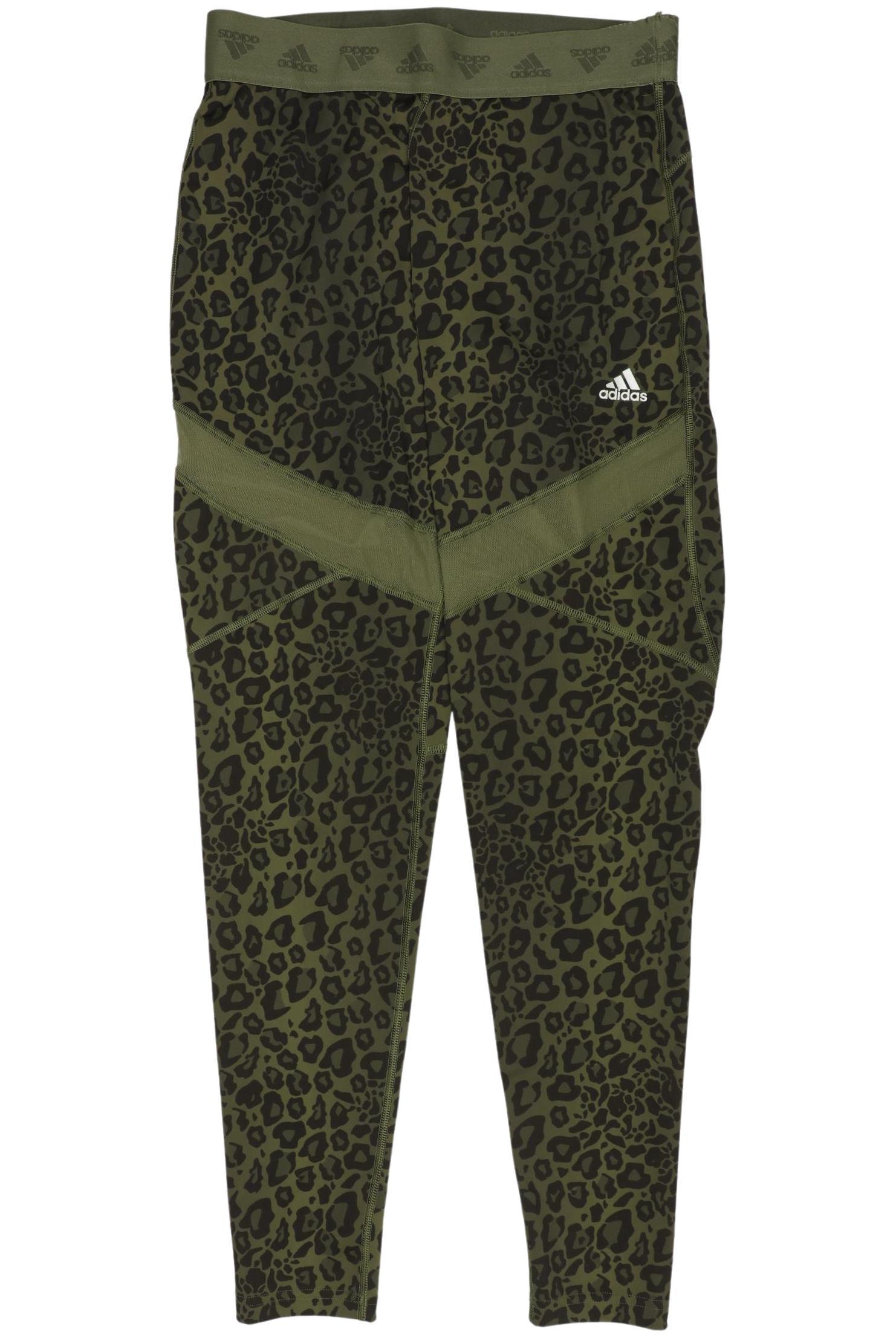 

adidas Damen Stoffhose, grün, Gr. 0