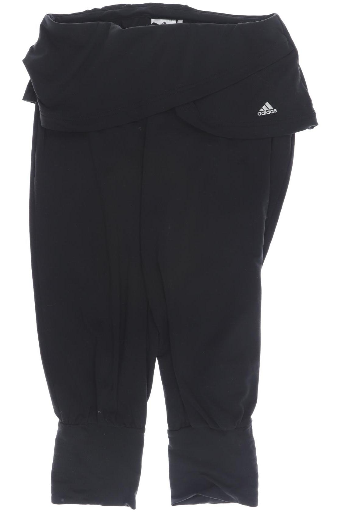 

adidas Damen Stoffhose, schwarz, Gr. 0