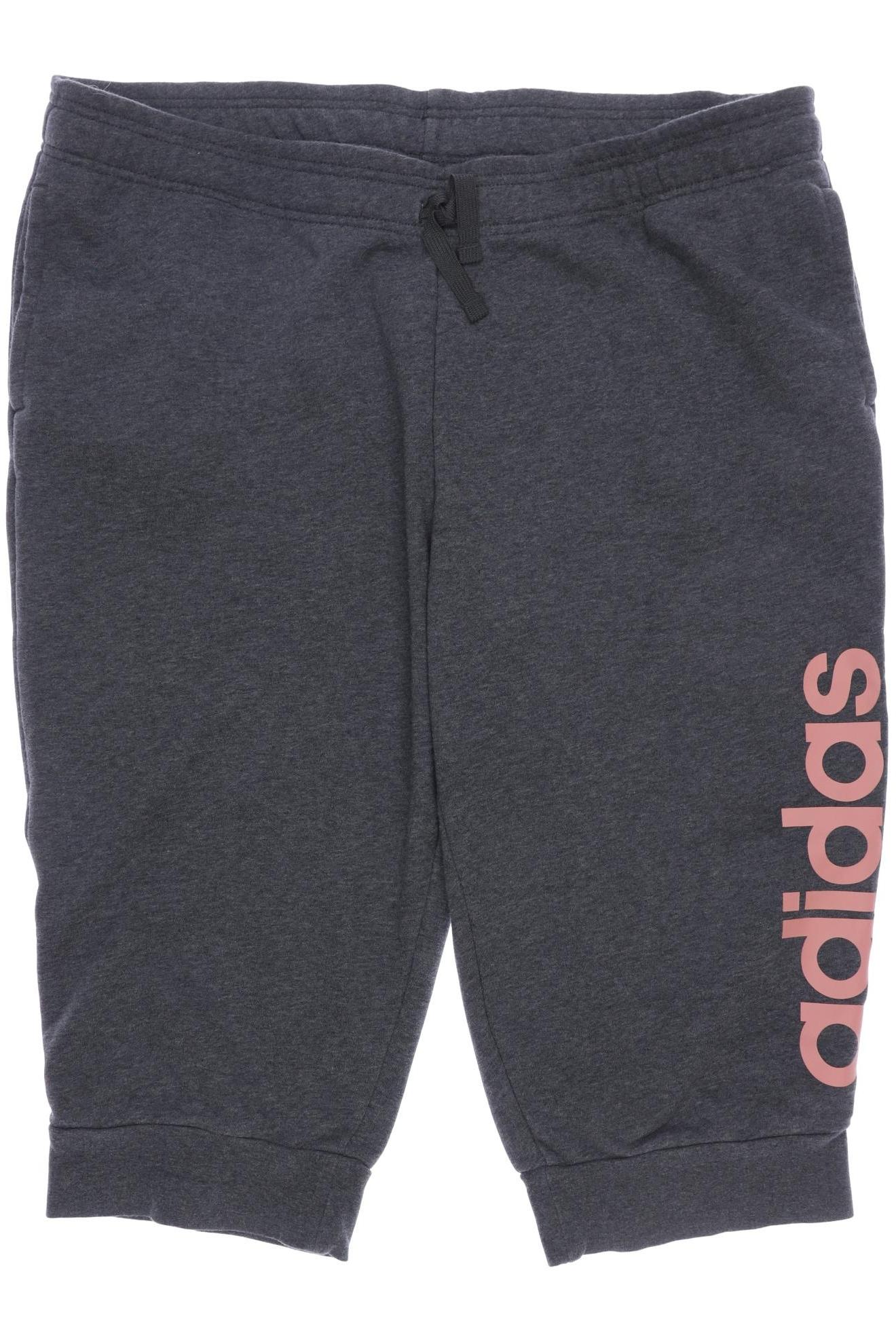 

adidas Damen Stoffhose, grau, Gr. 0