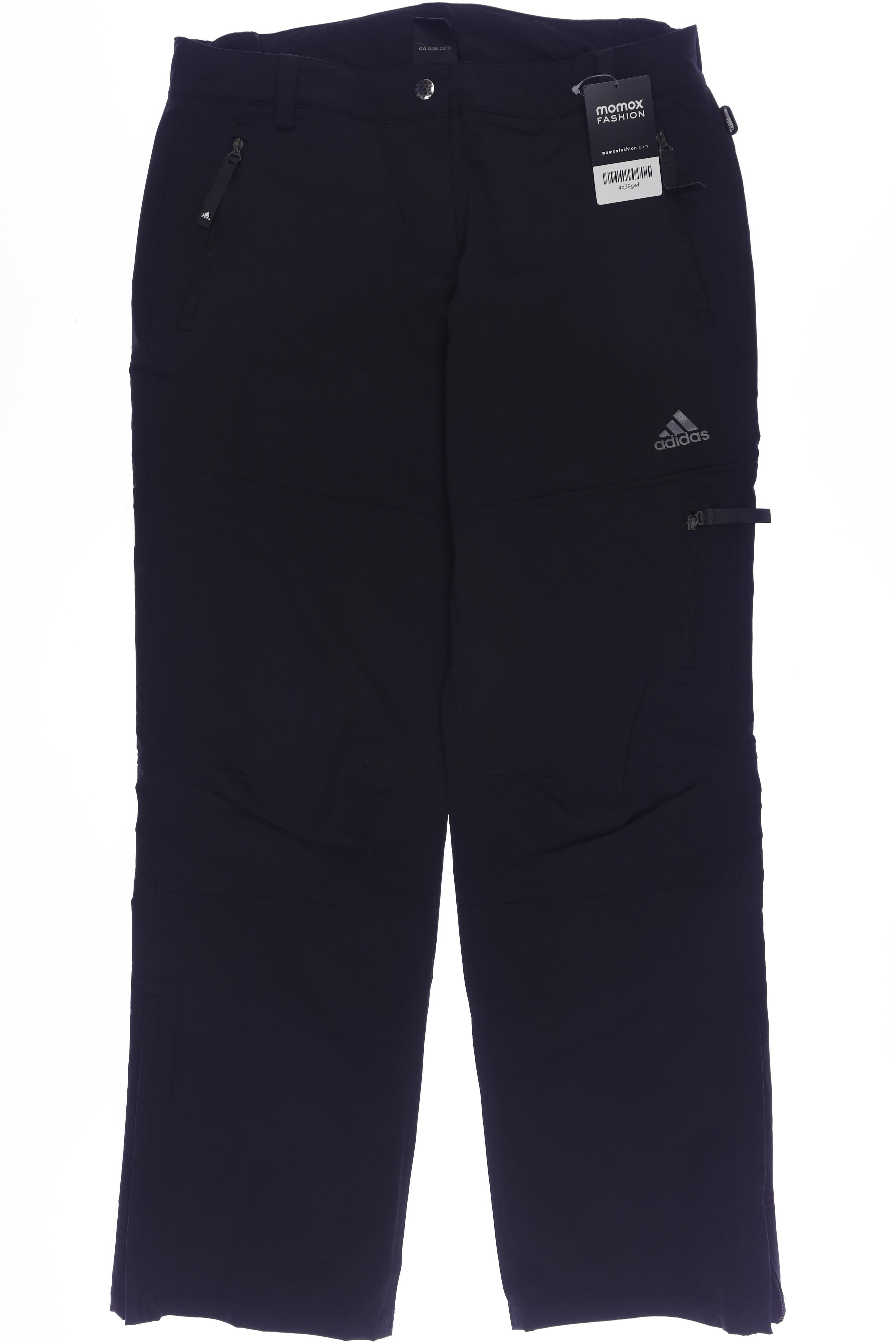 

adidas Damen Stoffhose, schwarz, Gr. 40