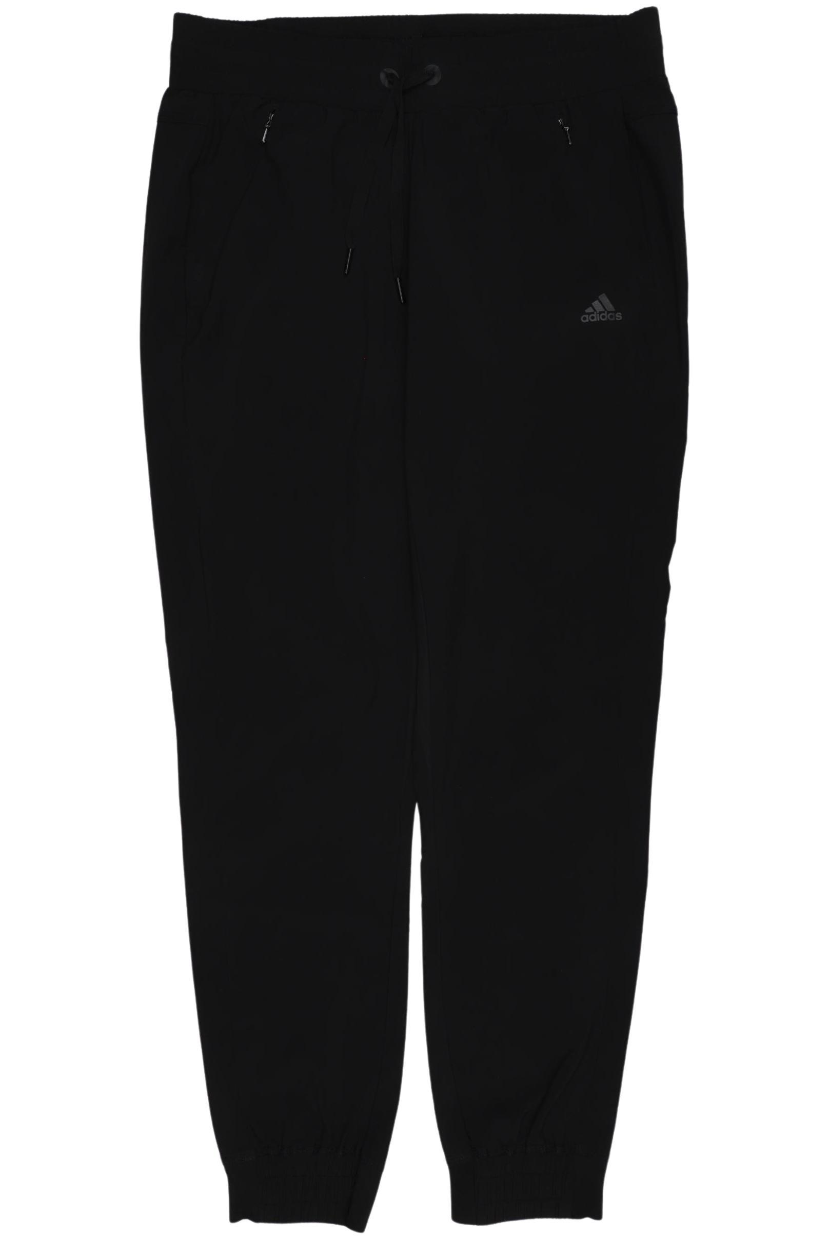 

adidas Damen Stoffhose, schwarz, Gr. 38