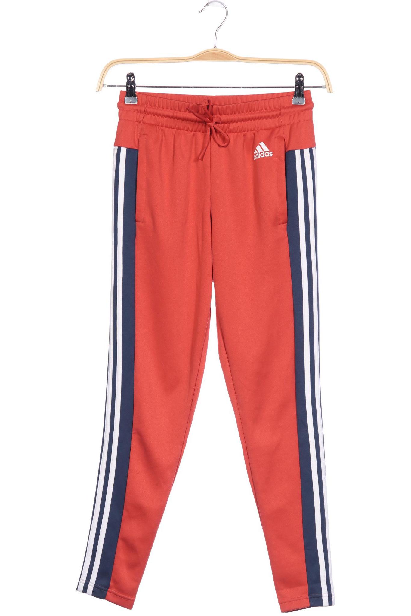 

adidas Damen Stoffhose, rot, Gr. 0