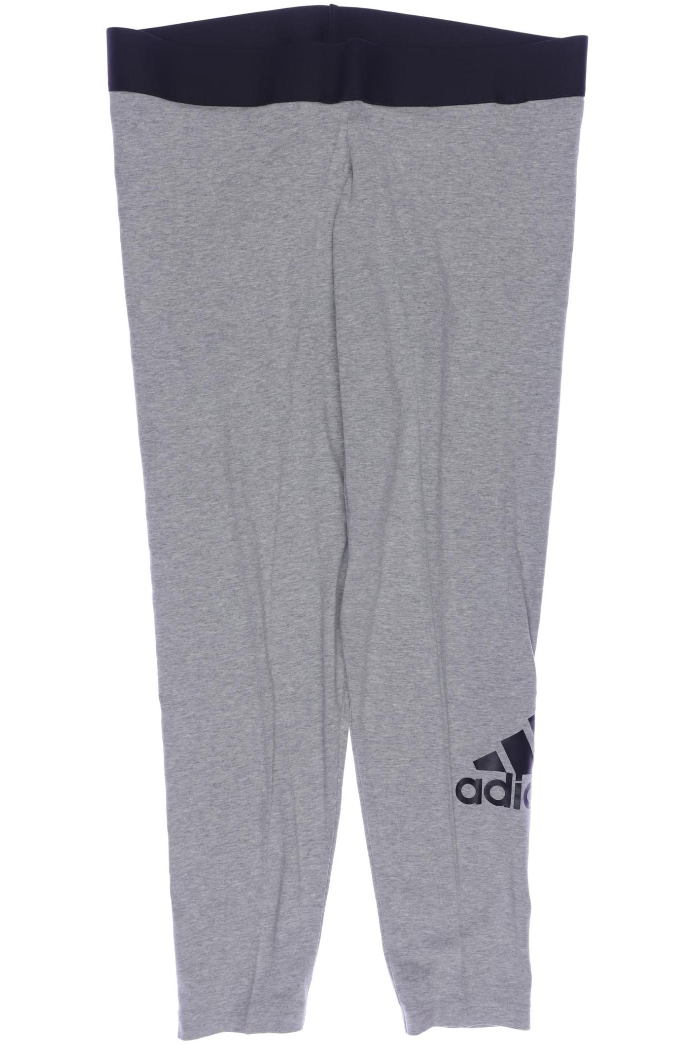 

adidas Damen Stoffhose, grau, Gr. 0