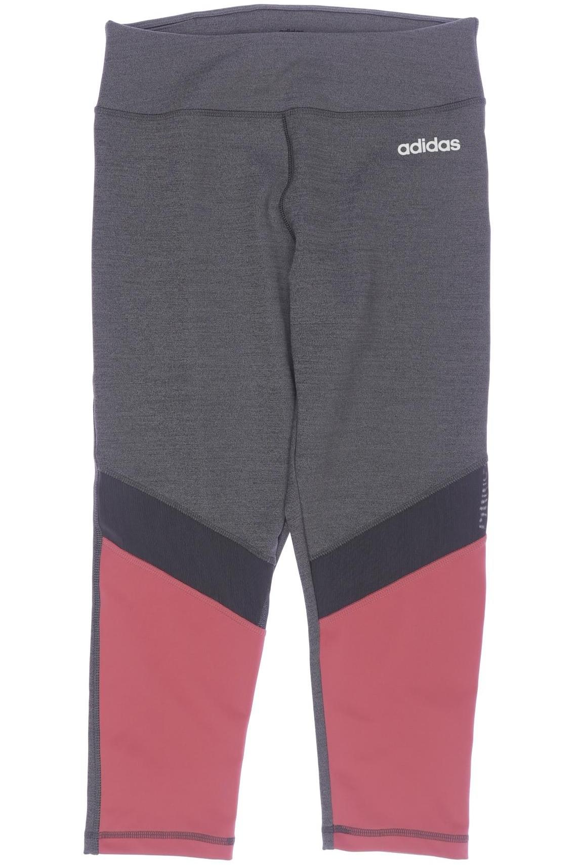 

adidas Damen Stoffhose, grau, Gr. 0