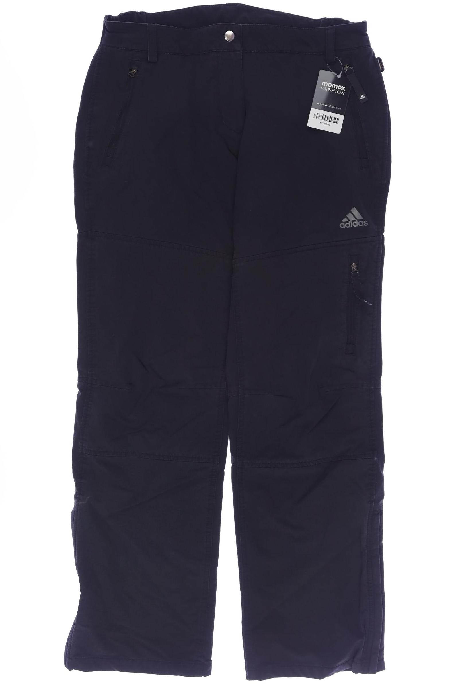 

adidas Damen Stoffhose, schwarz, Gr. 40
