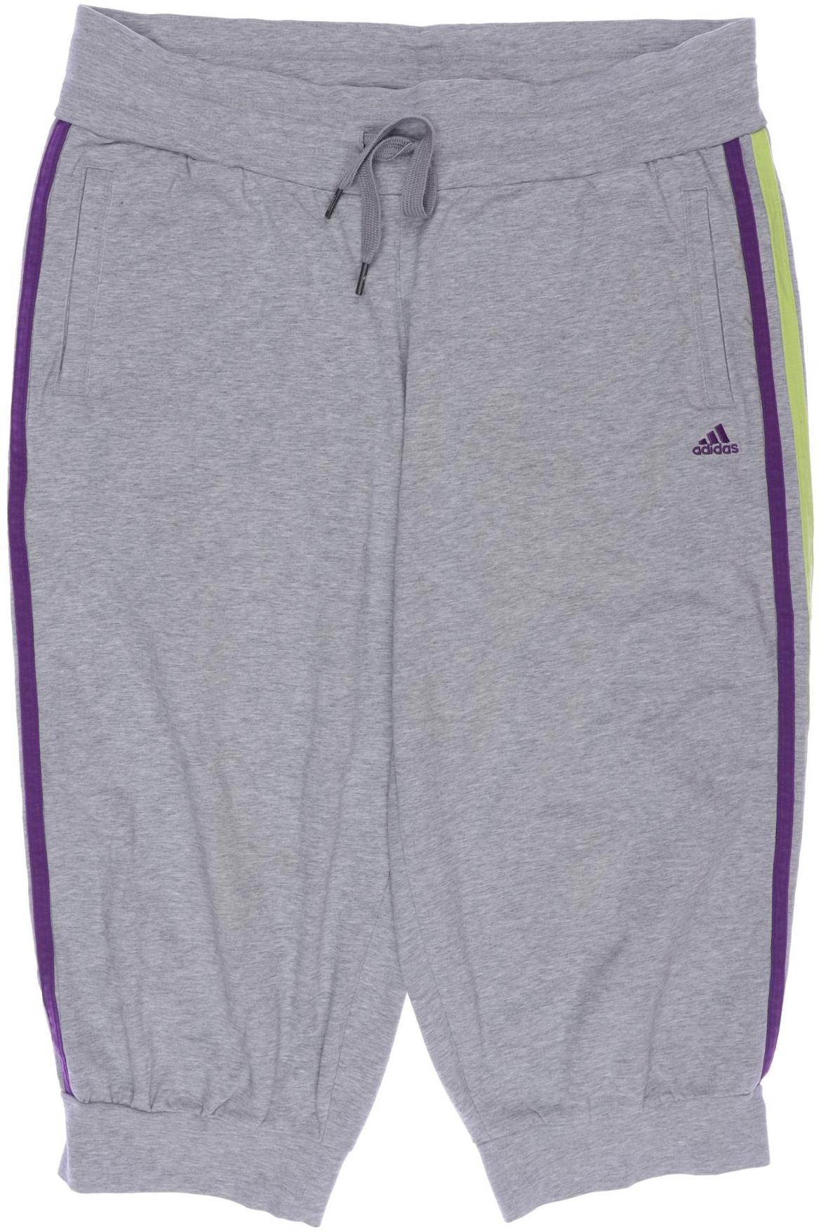 

adidas Damen Stoffhose, grau, Gr. 0
