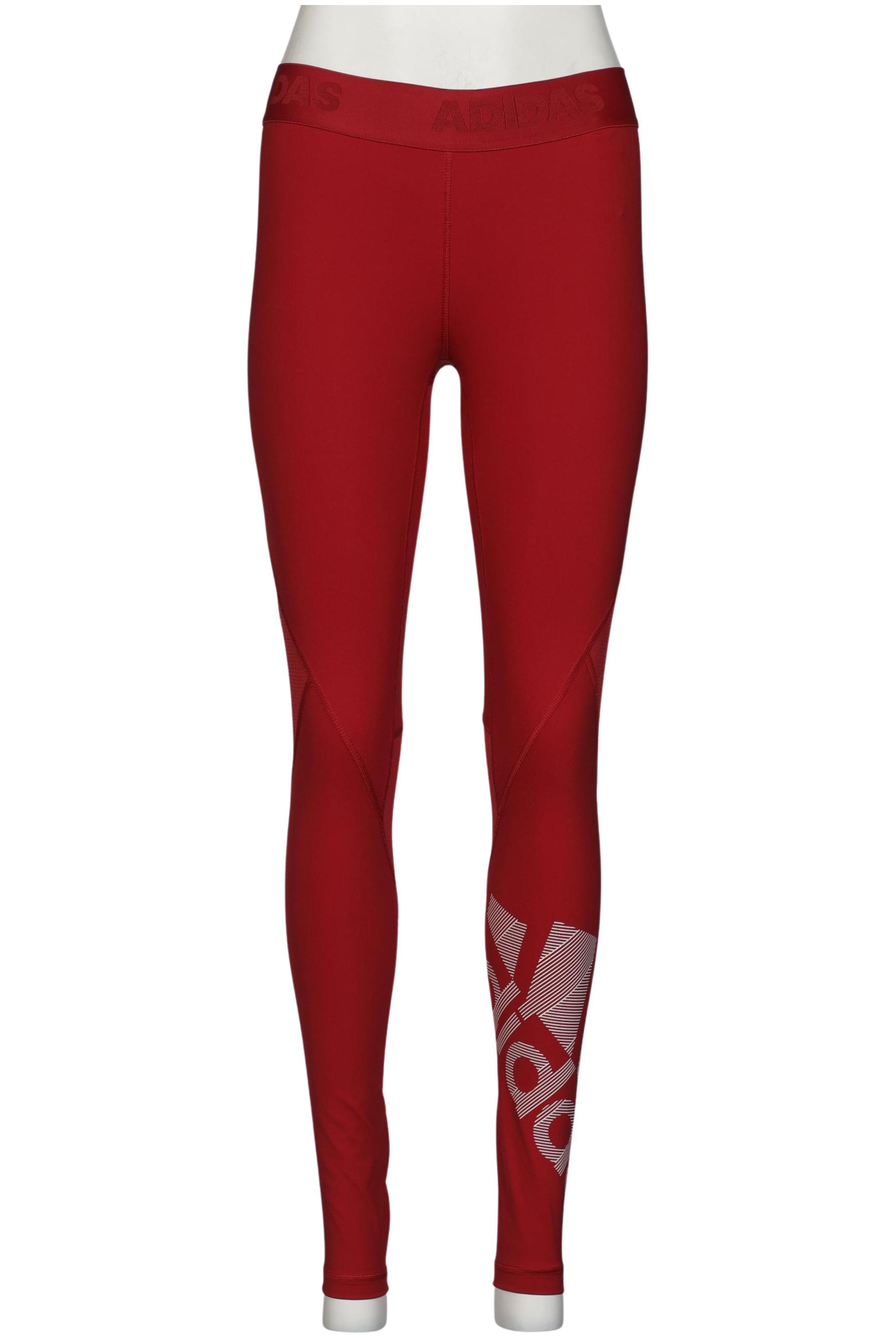 

adidas Damen Stoffhose, rot, Gr. 0