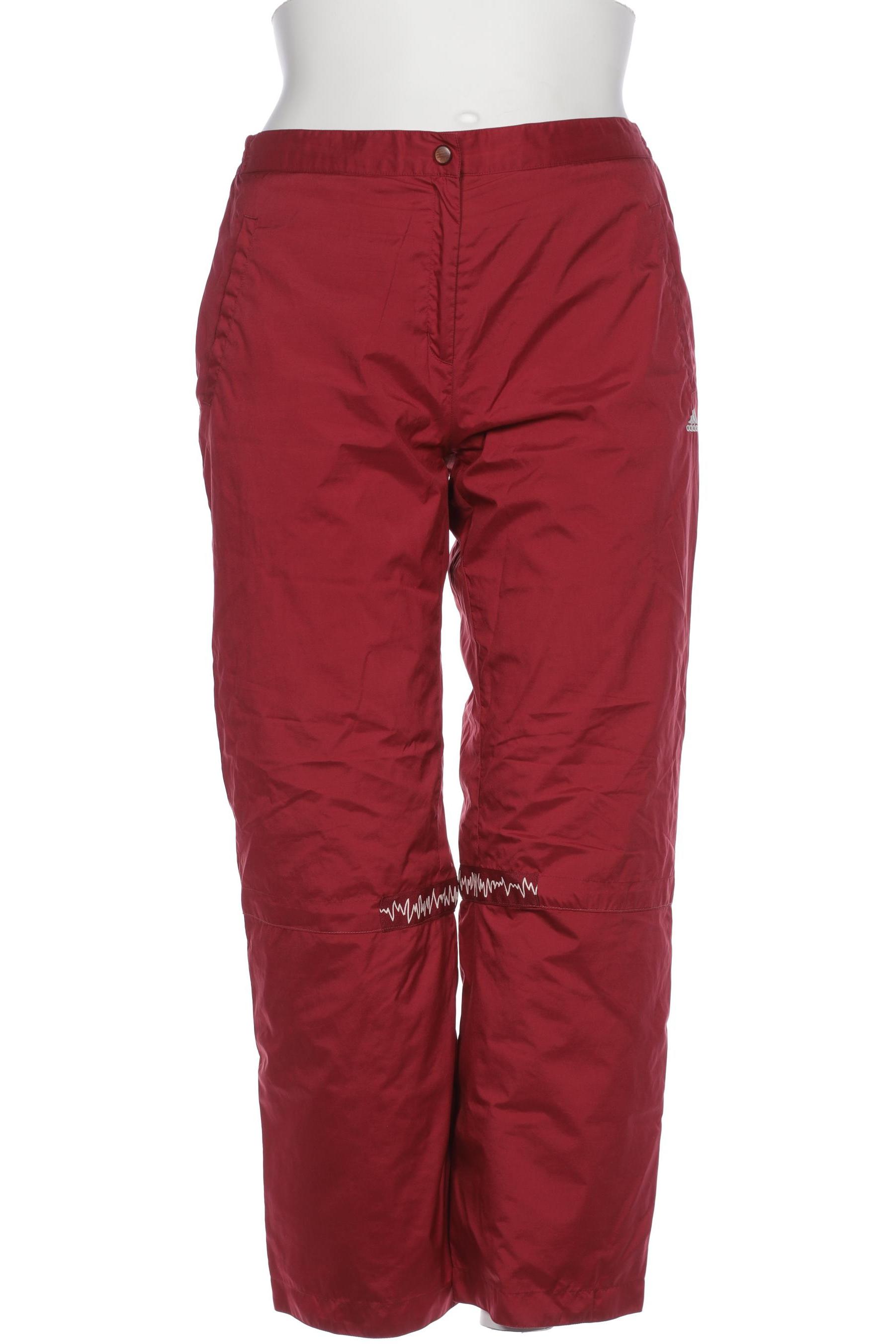 

adidas Damen Stoffhose, rot, Gr. 44