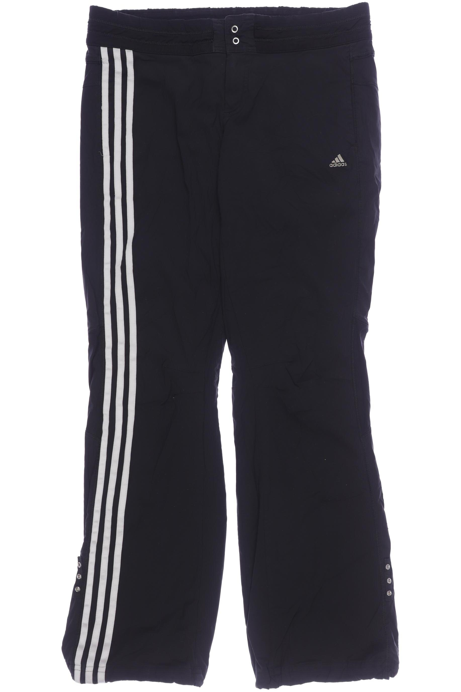 

adidas Damen Stoffhose, schwarz, Gr. 38