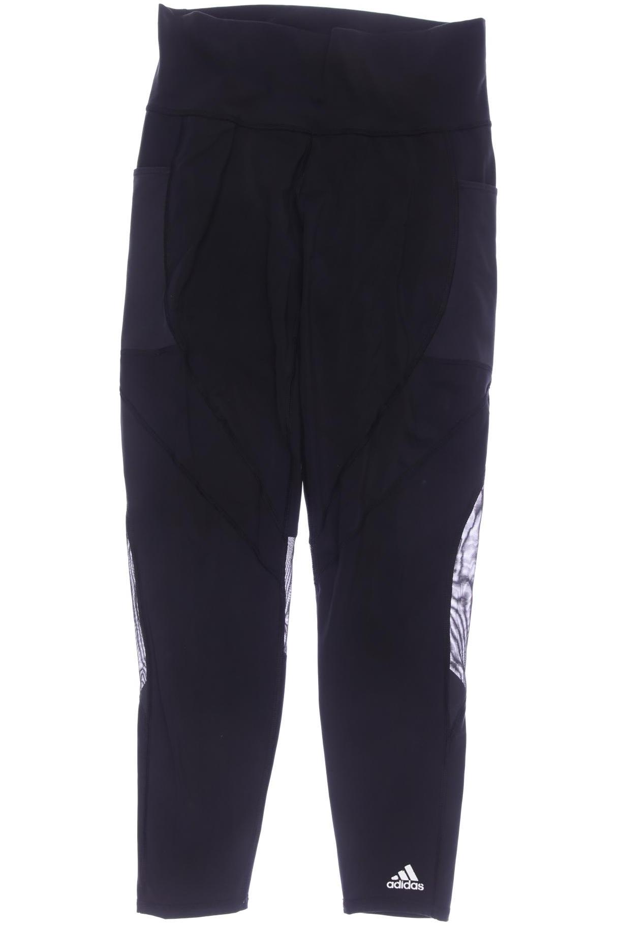 

adidas Damen Stoffhose, schwarz, Gr. 0