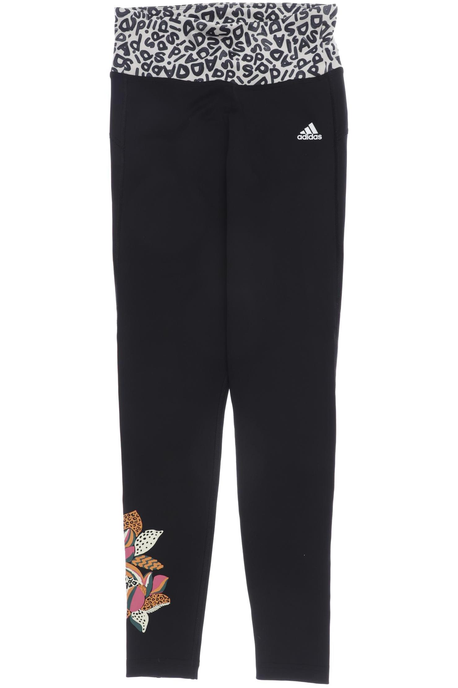 

adidas Damen Stoffhose, schwarz, Gr. 0