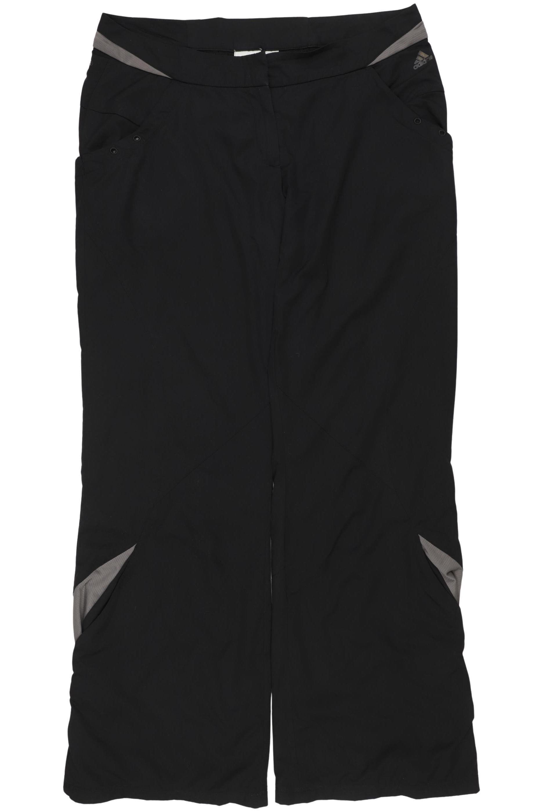

adidas Damen Stoffhose, schwarz, Gr. 40