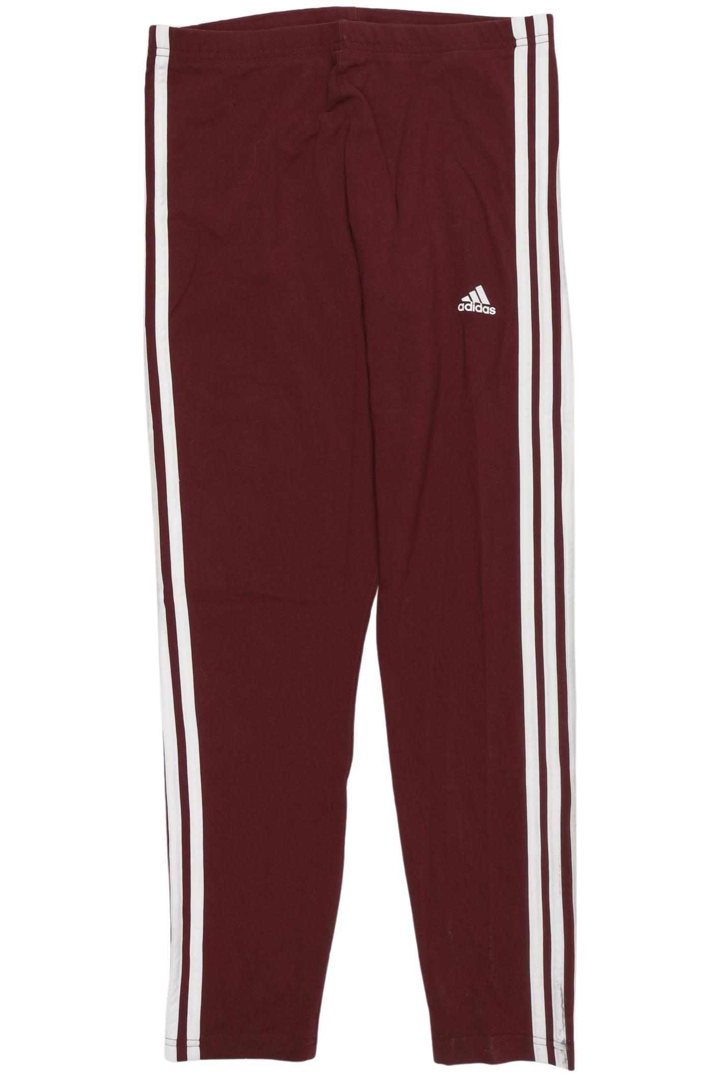 

adidas Damen Stoffhose, bordeaux, Gr. 0