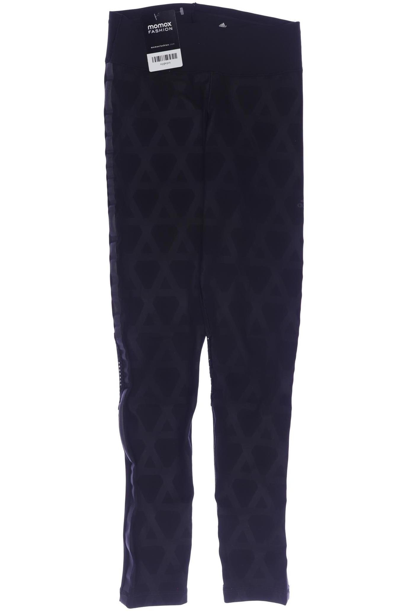 

adidas Damen Stoffhose, schwarz, Gr. 0
